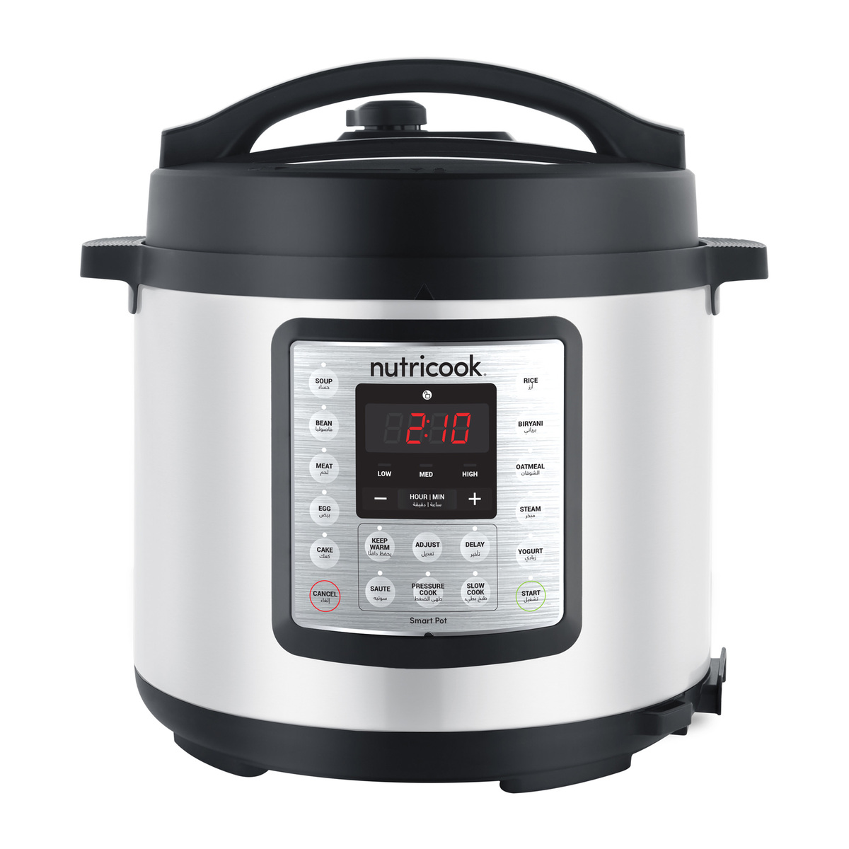 Nutricook Smart Pot Eko 9 in 1 Electric Pressure Cooker, 6 L, 1000 W ...