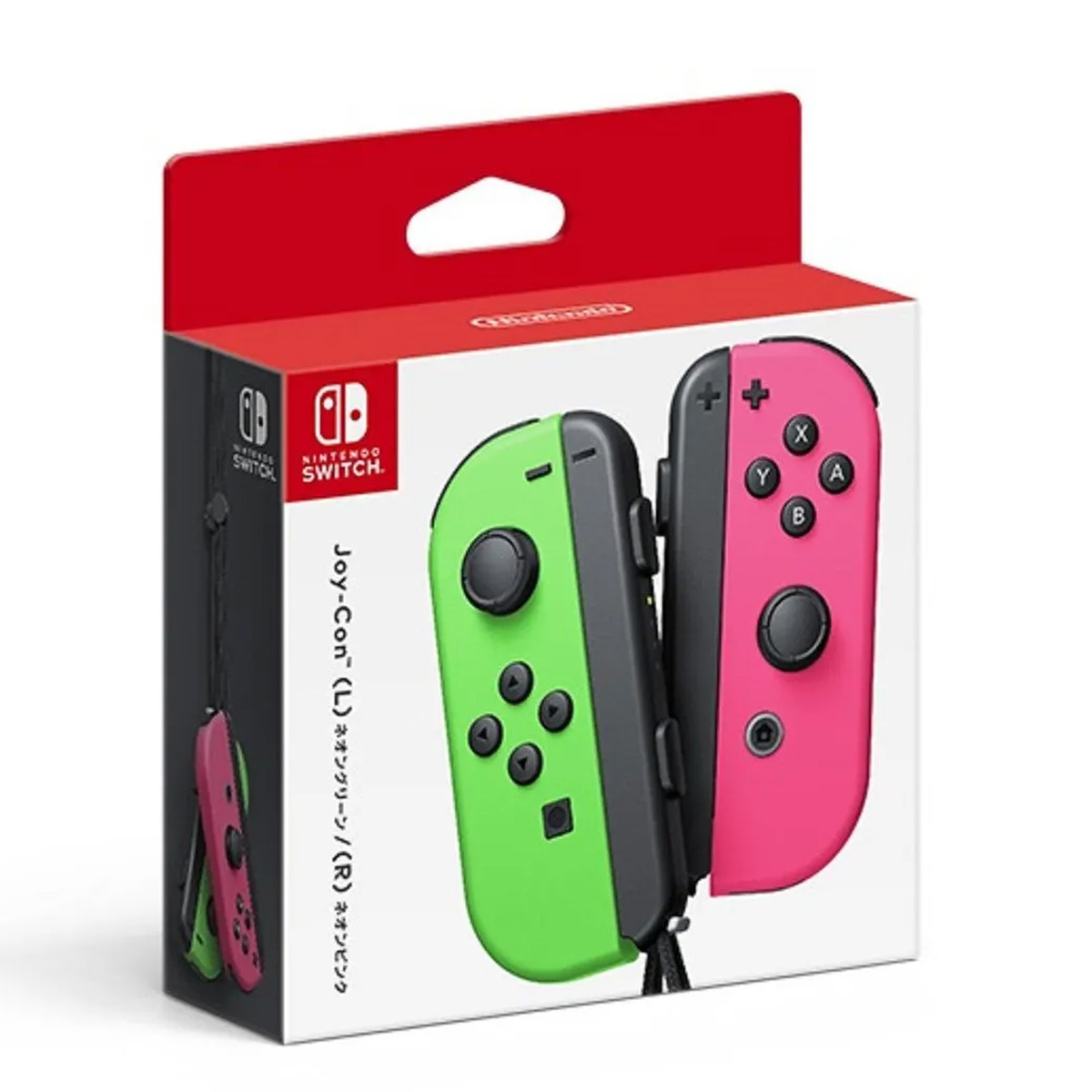 Nintendo Switch Joy-Con Controllers, Neon Pink and Neon Green