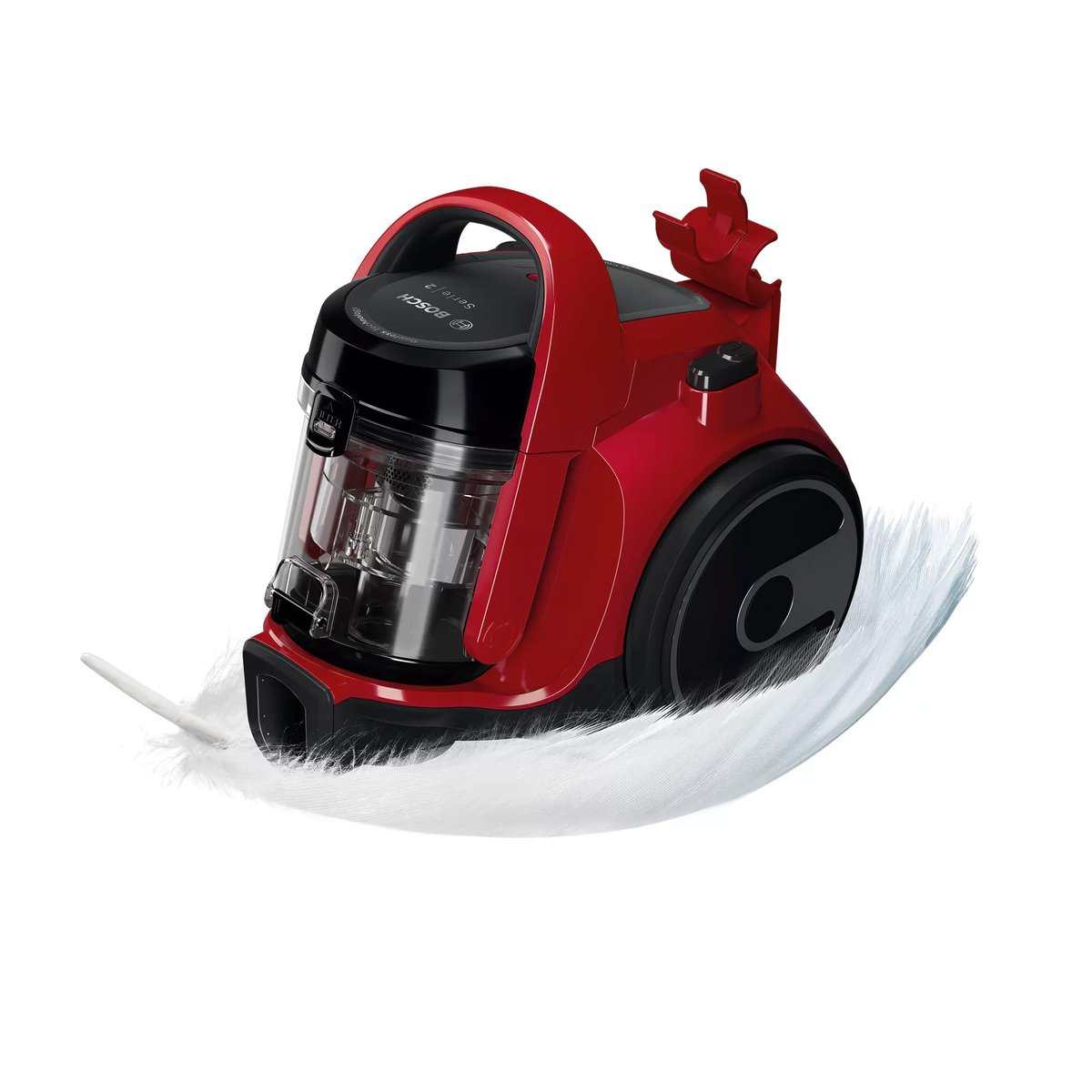 Bosch Series 2 Bagless Vacuum Cleaner, 700 W, Red, BGC05X20GB