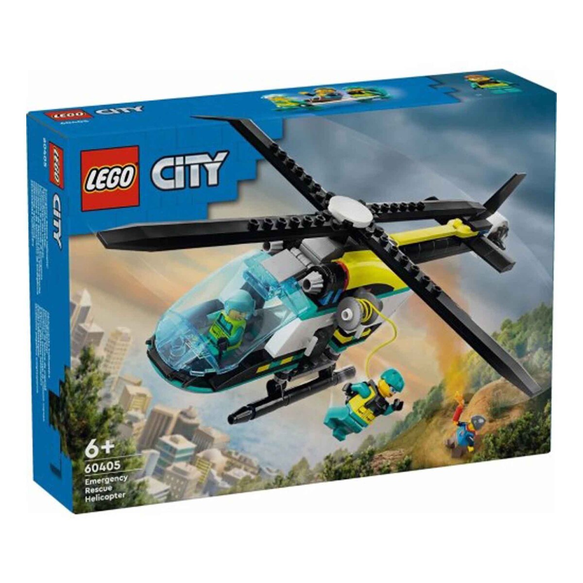 Lego Emergency Rescue Helicopter, 6 pcs, 60405