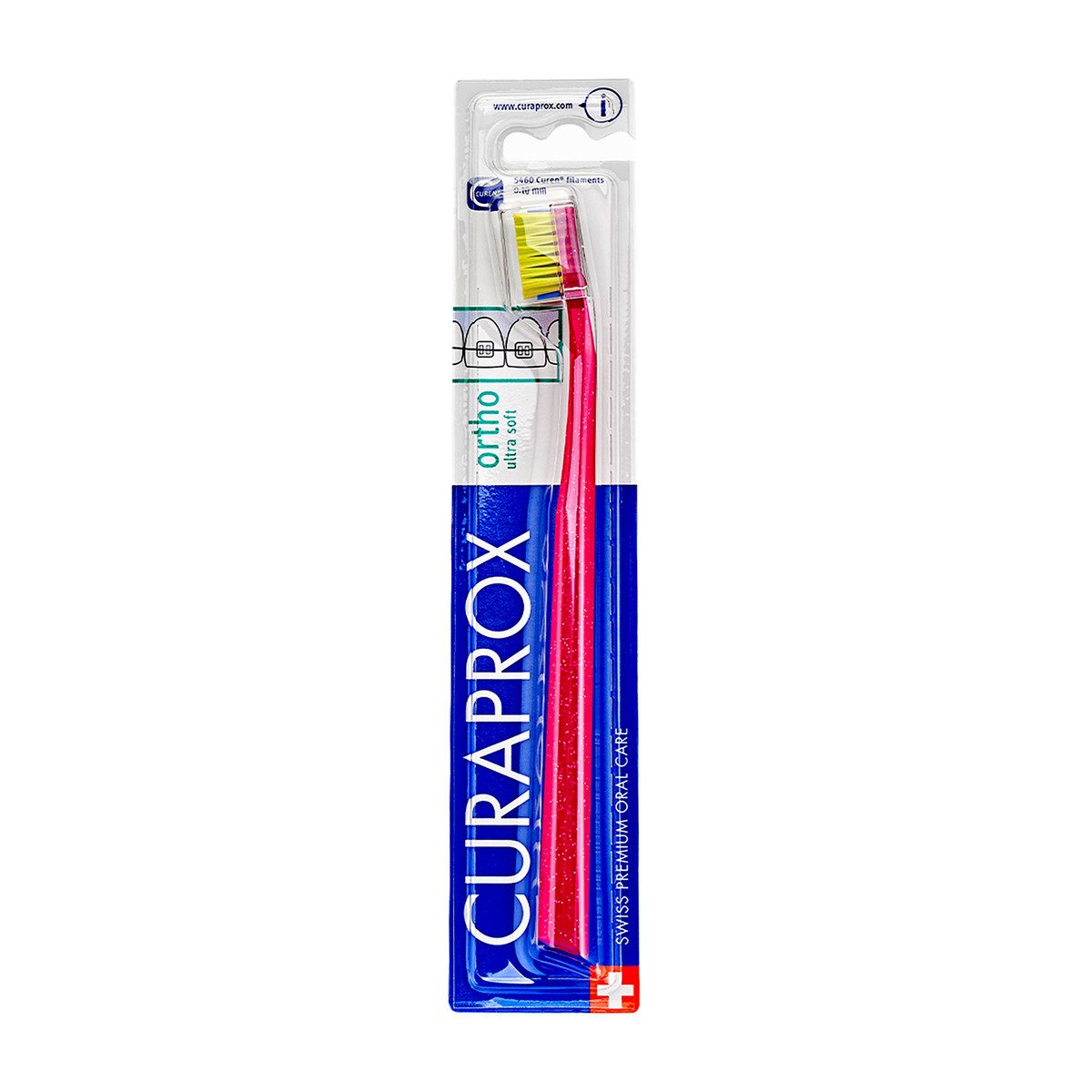 Curaprox Toothbrush Ortho Ultra Soft for Adults CS5460 1 pc