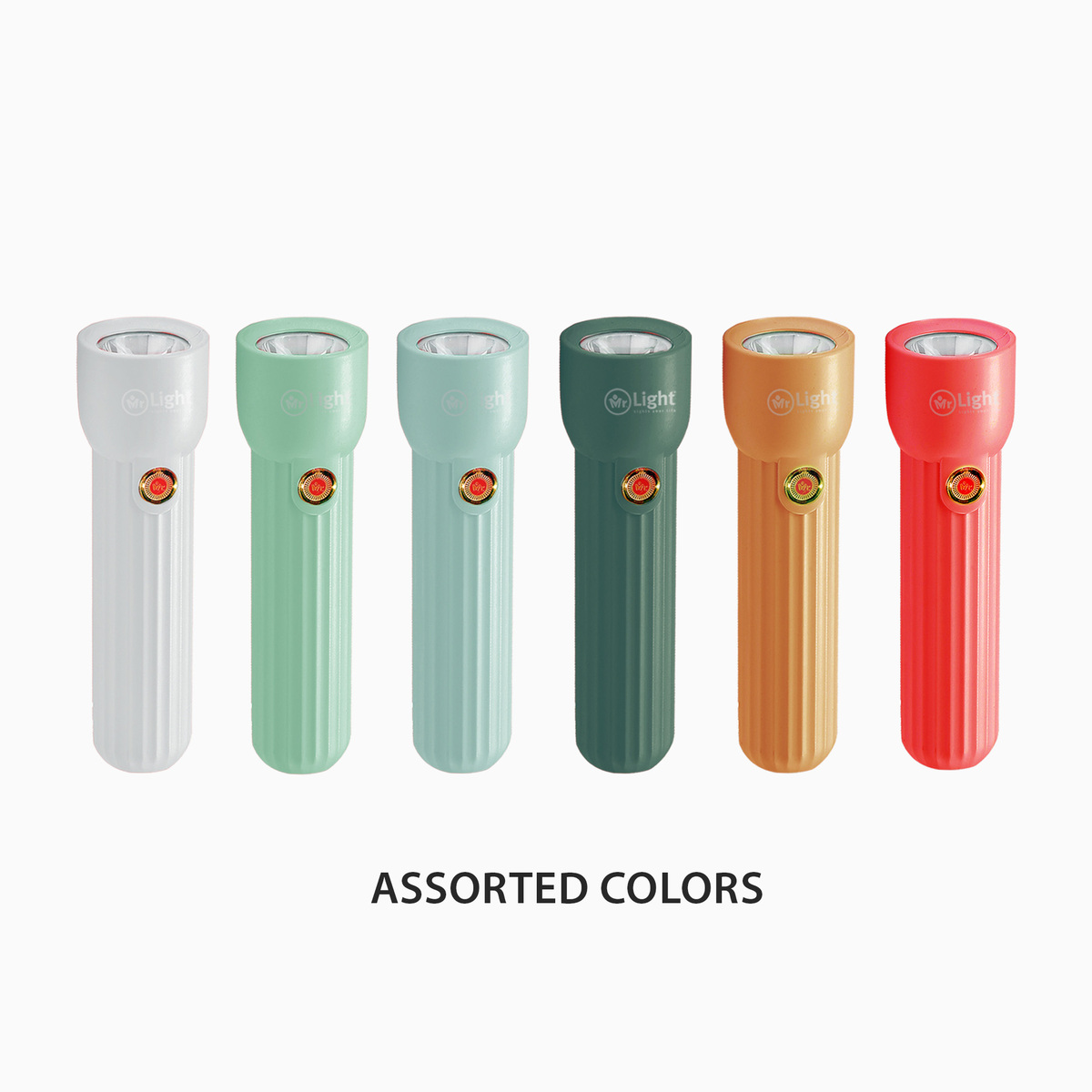 Mr.Light Rechargeable LED Torch MR-GD001-Assorted Color