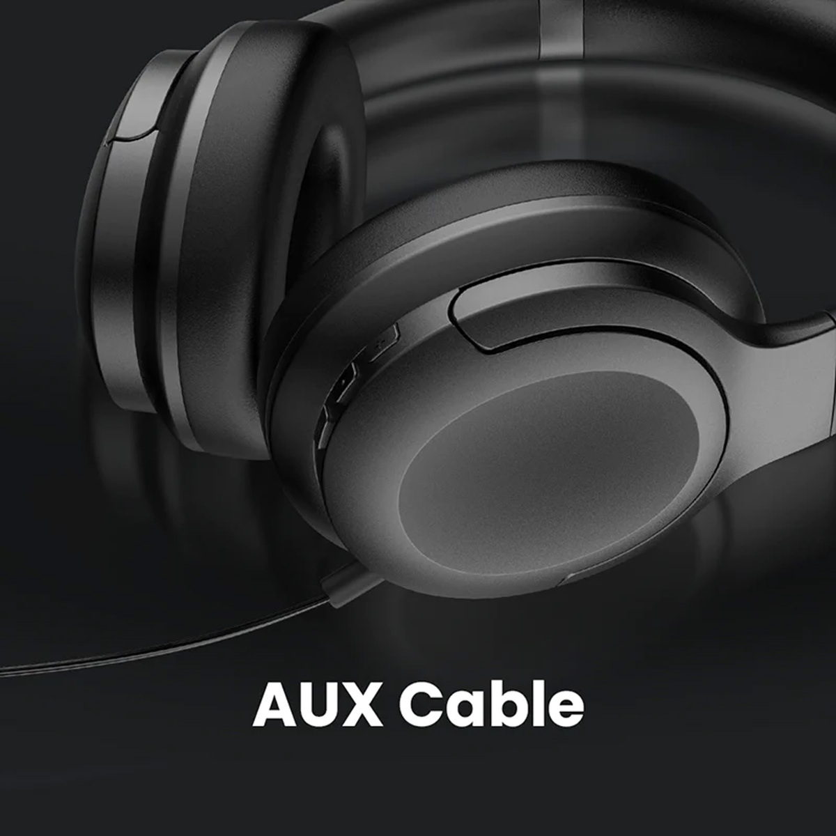 HiFuture FutureTour Over Ear ANC Headphones, Black