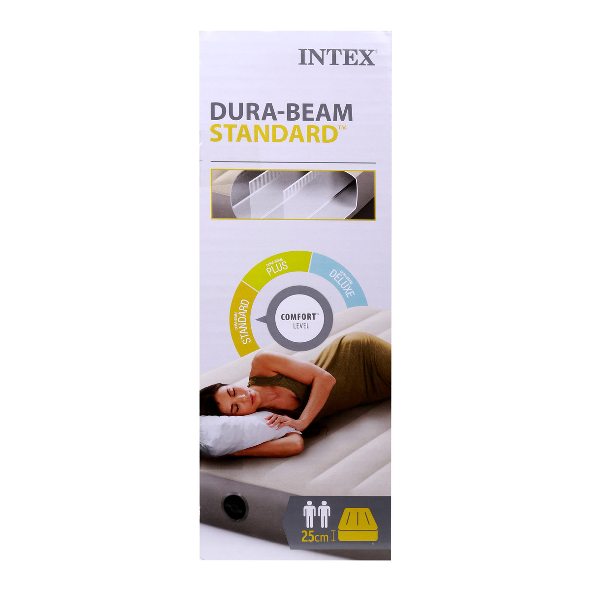 Intex Dura-Beam Standard Single-High Air Mattress 203x152x25cm 64103