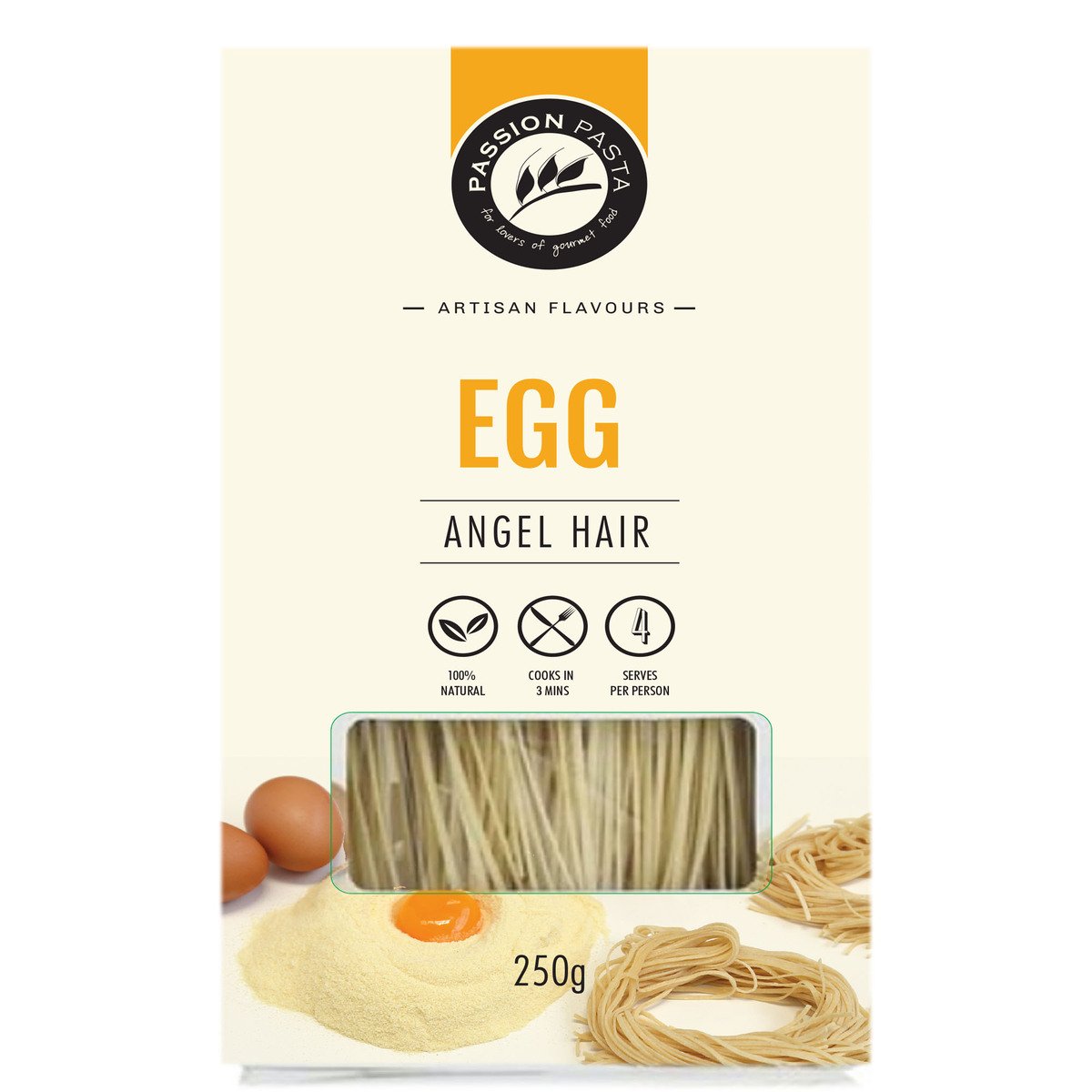 Passion Pasta Angel Hair Egg 250 g