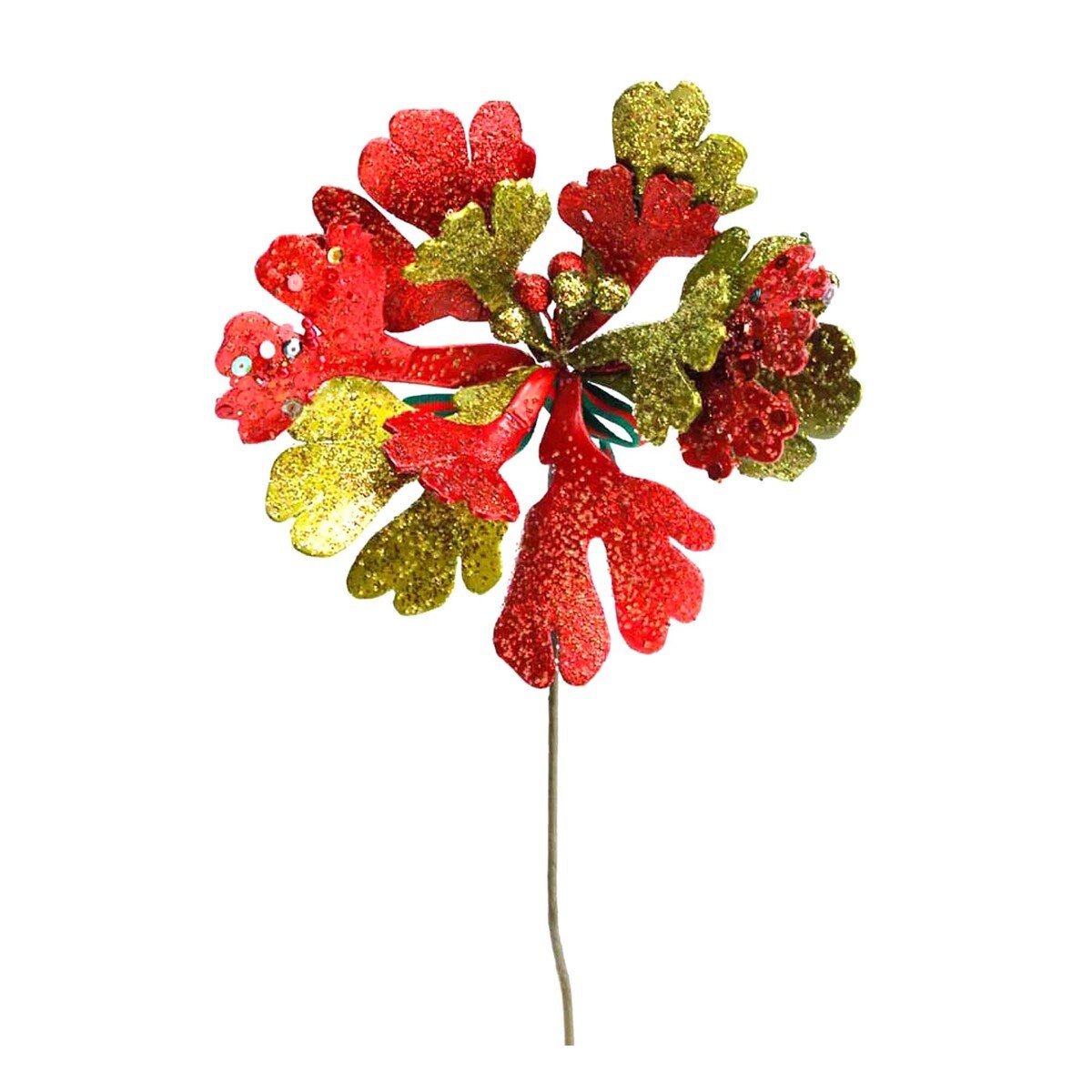 Party Fusion Xmas Decoration Flower 20cm 90653-11 Assorted