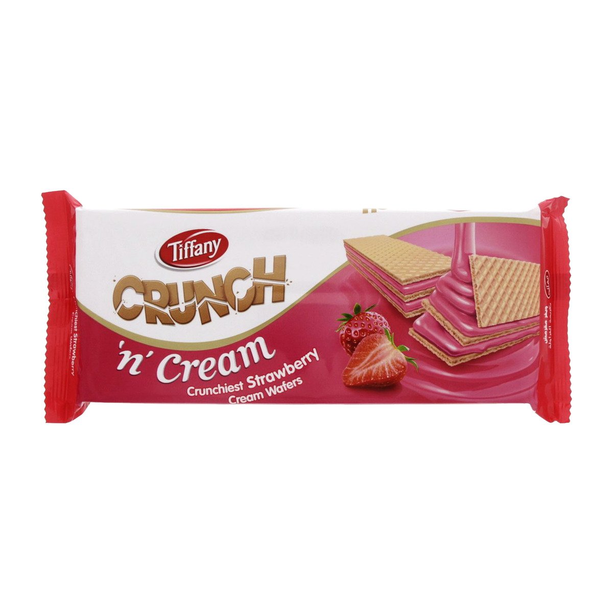 Tiffany Crunch 'n' Cream Strawberry Cream Wafers 135 g