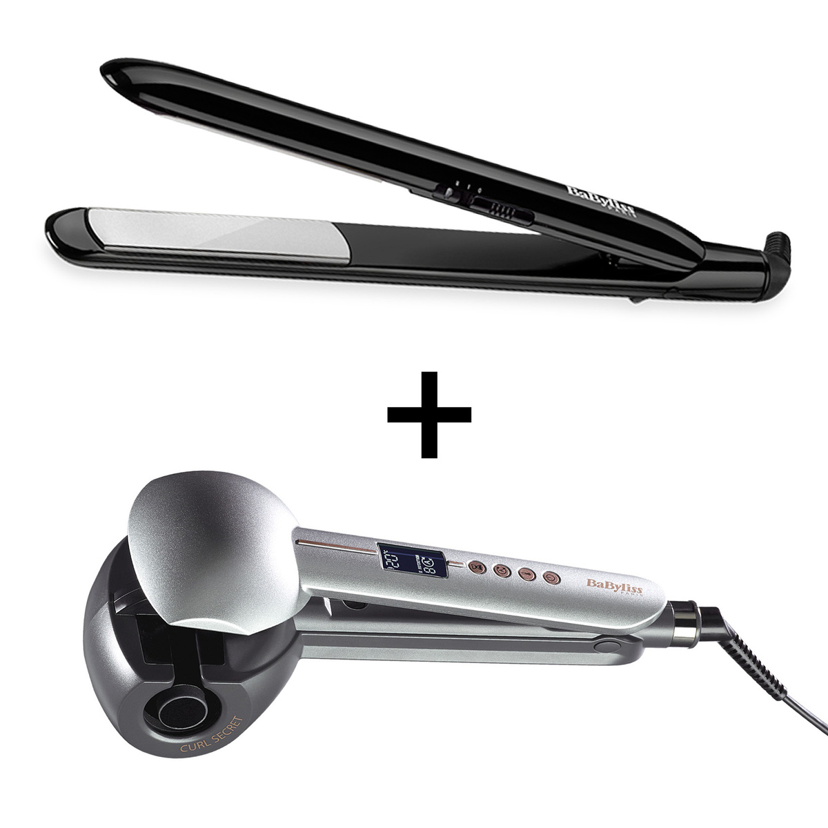 Babyliss Hair Straightener, ST240SDE with Hair Curler, C1600SDE