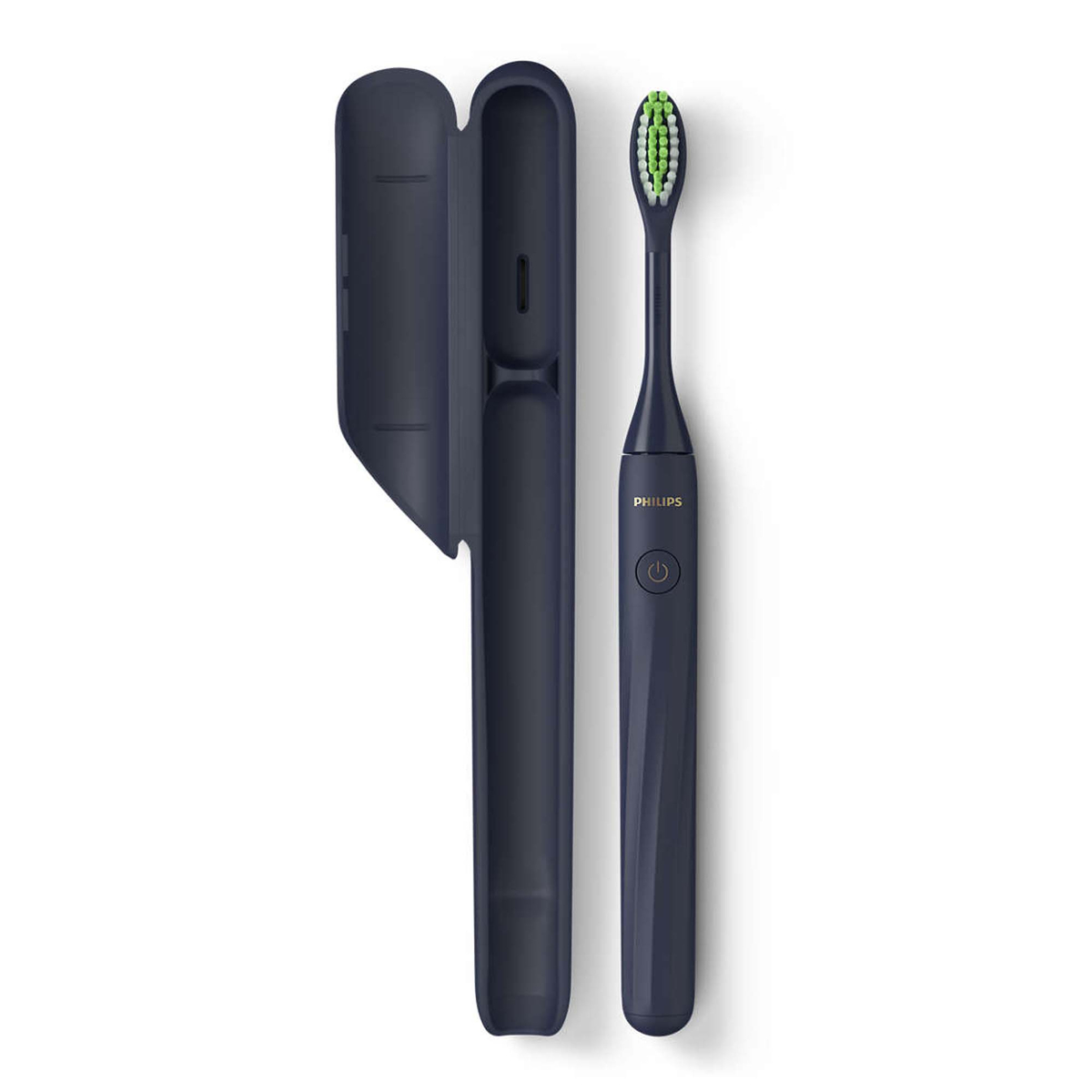 Philips One by Sonicare Battery Toothbrush Midnight Blue HY1100/04 + 2 Philips One by Sonicare Brush head Midnight Blue BH1022/04
