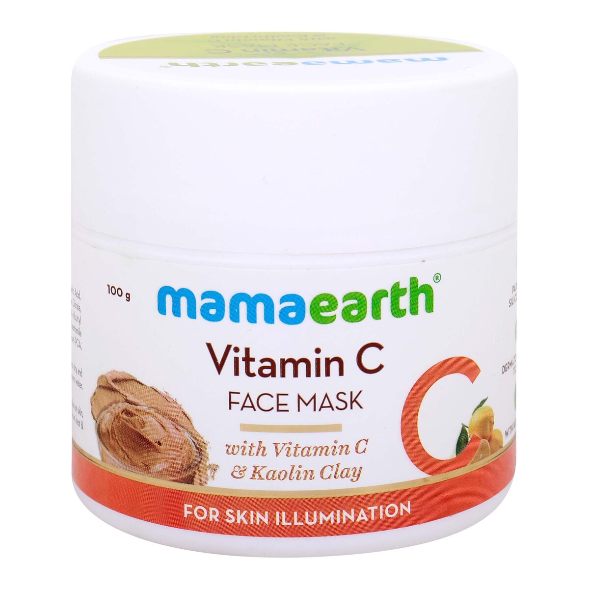 Mamaearth Face Mask with Vitamin C & Kaolin Clay 100 g
