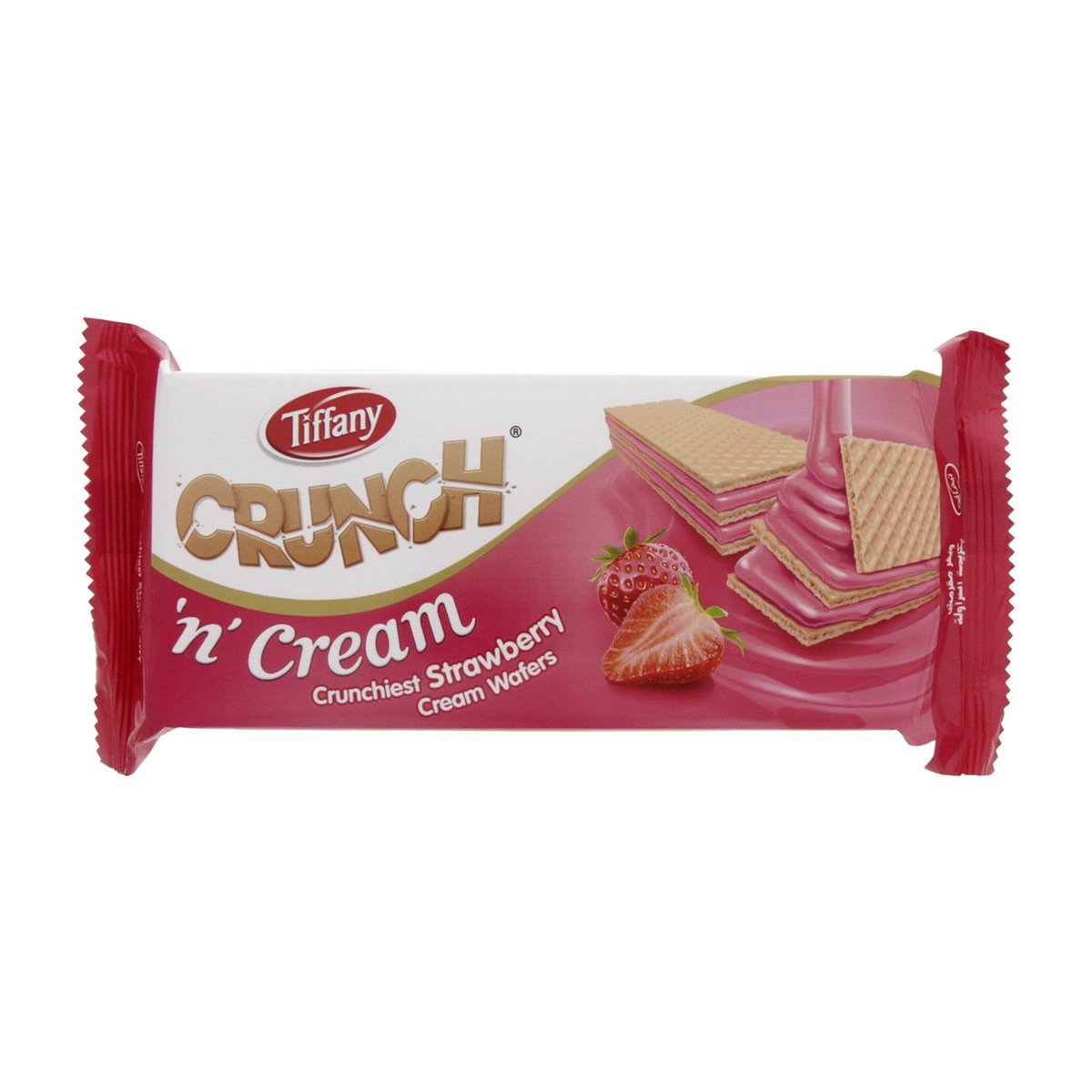 Tiffany Crunch 'n' Cream Strawberry Cream Wafers 65 g