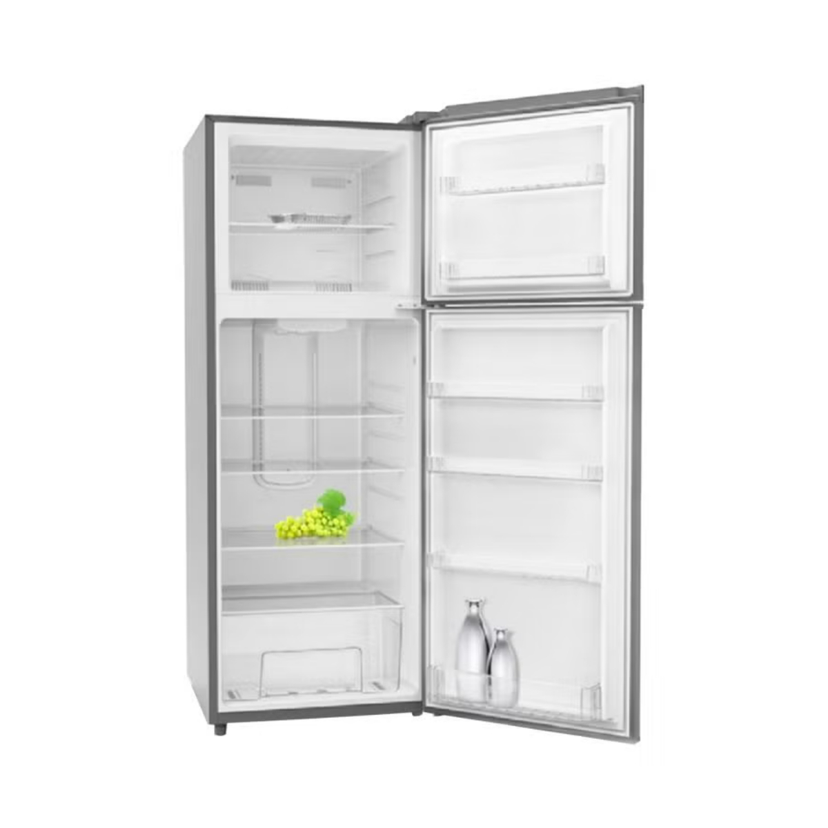 Aftron Double Door Refrigerator, 225 L, Stainless Steel, AFR320SSF