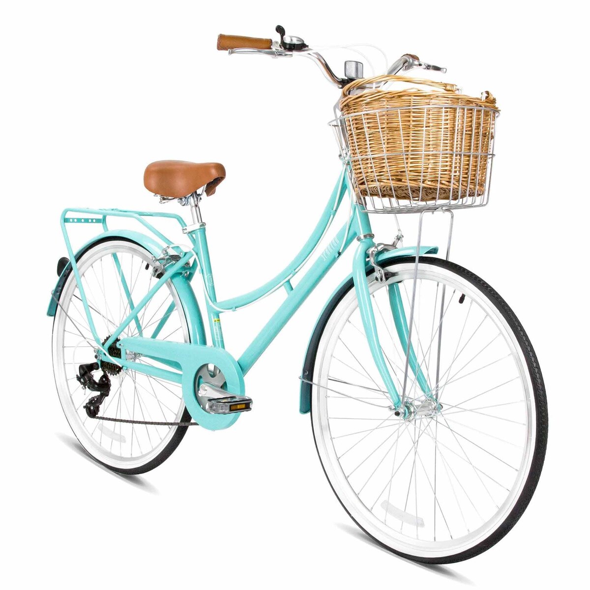 Spartan 26 inches Platinum Women's City Bicycle, Small, Mint, SP-3127-S