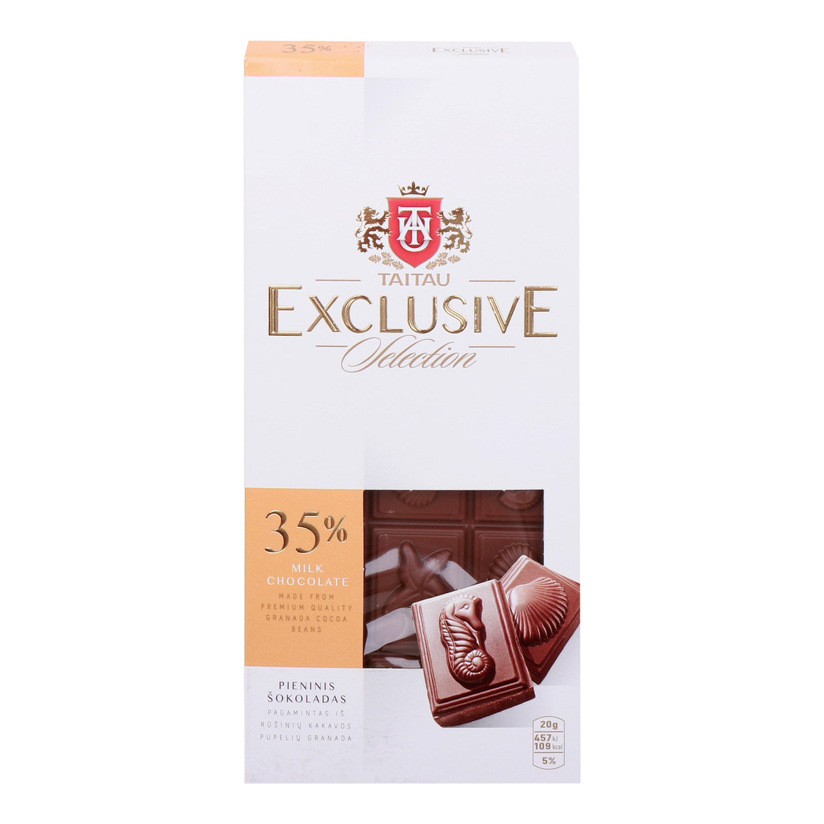 Taitau Exclusive 35% Milk Chocolate, 100 g