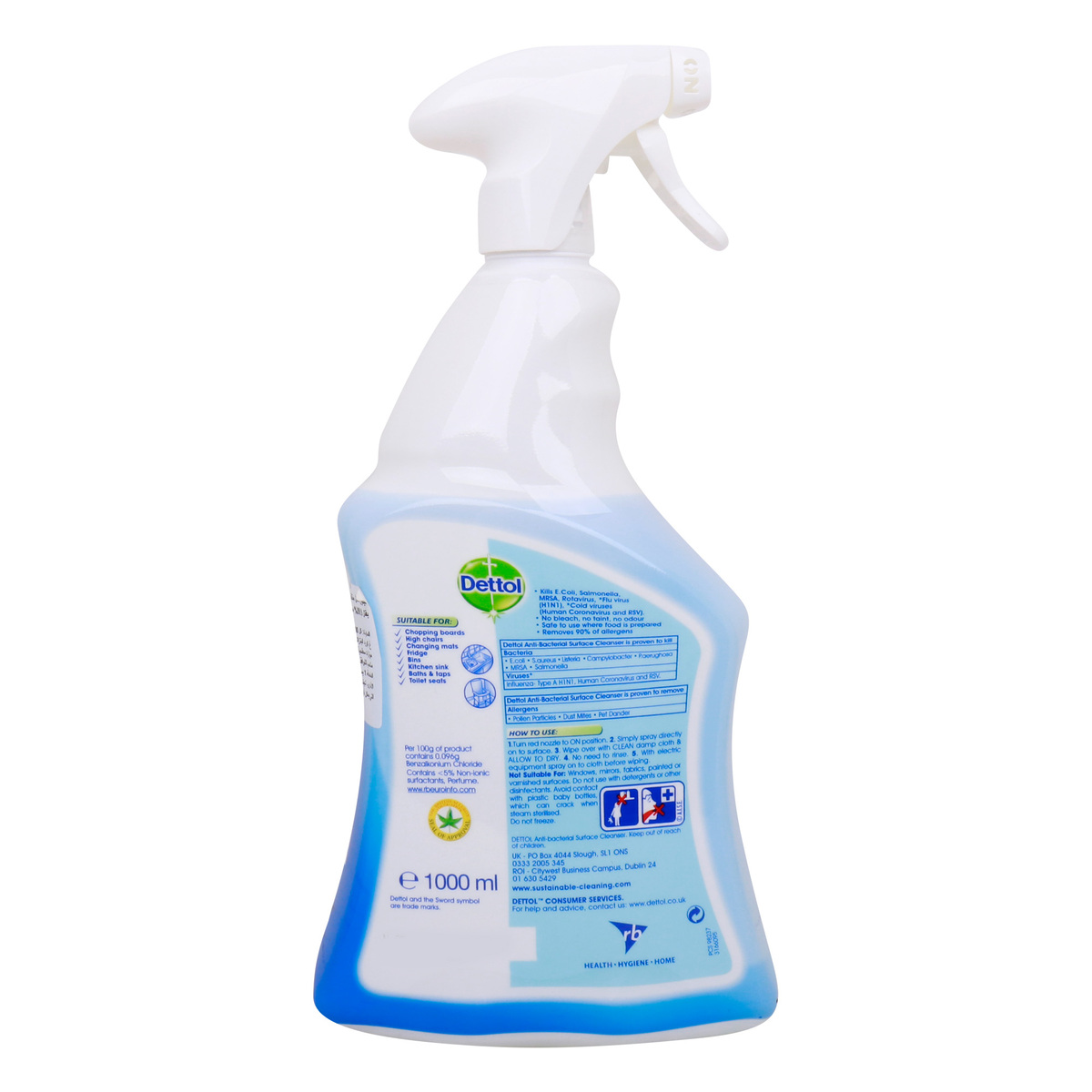 Dettol Anti Bacterial Surface Cleanser, 1 Litre