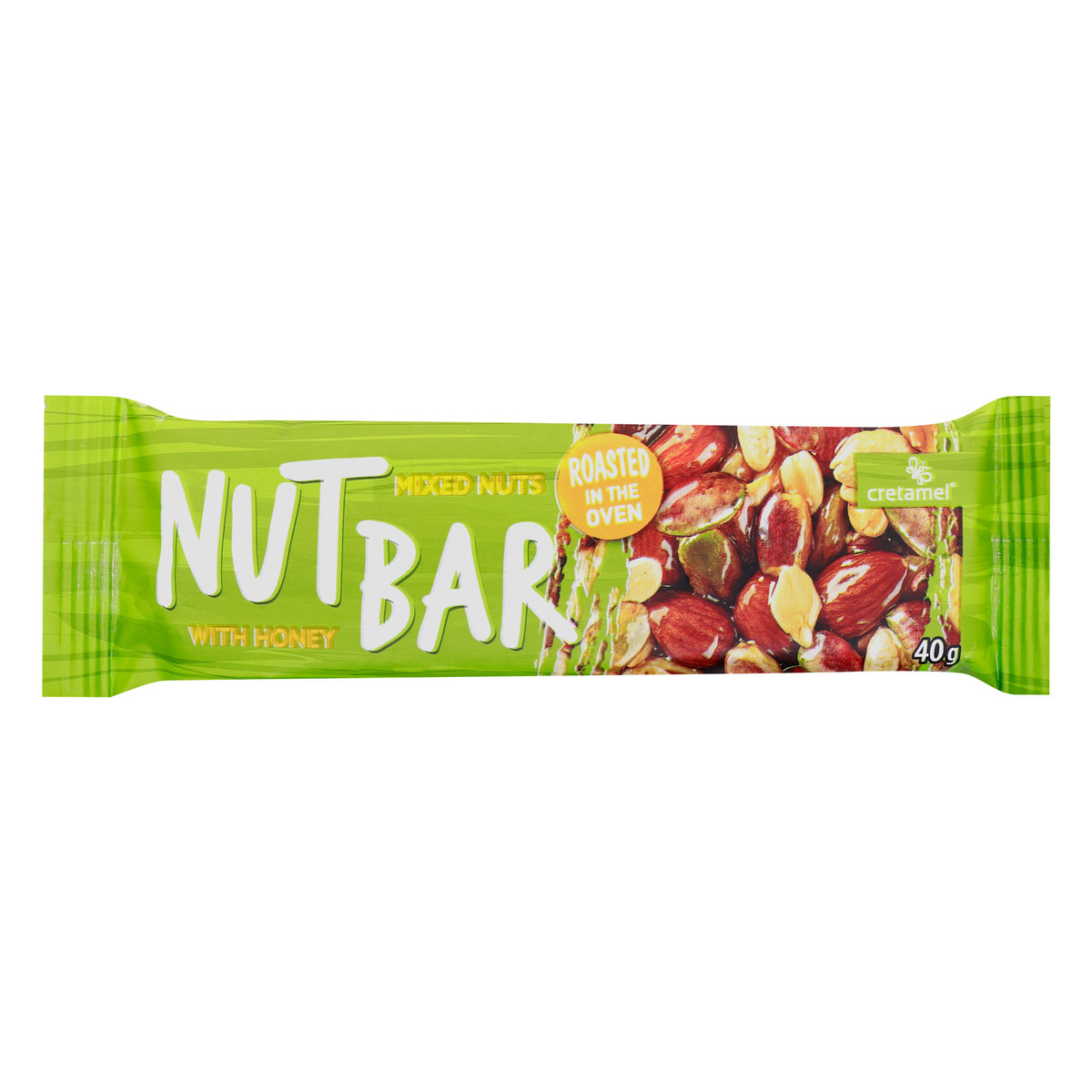 Buy Cretamel Nut Bar Mixed Nuts 40 g Online at Best Price | Cereal Bars | Lulu Kuwait in Kuwait
