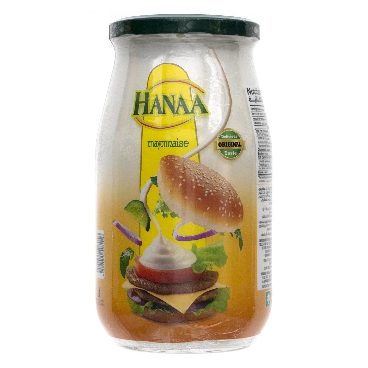 Buy Hanaa Mayonnaise 1 Litre Online at Best Price | Mayonnaise | Lulu KSA in Saudi Arabia