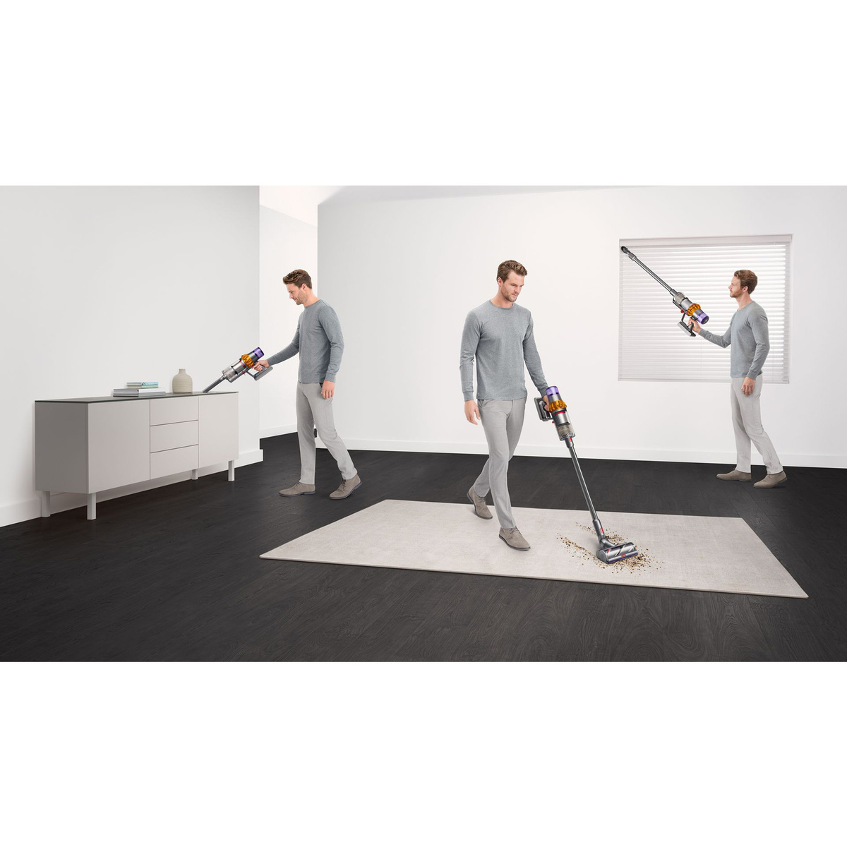 Dyson V15 Detect Extra Cordless Portable Vacuum Cleaner, Blue