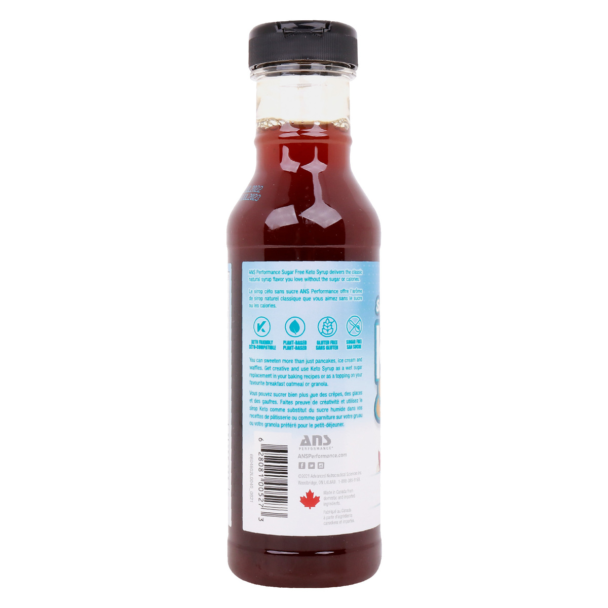 Ans Performance Sugar Free Keto Natural Maple Syrup 355 ml