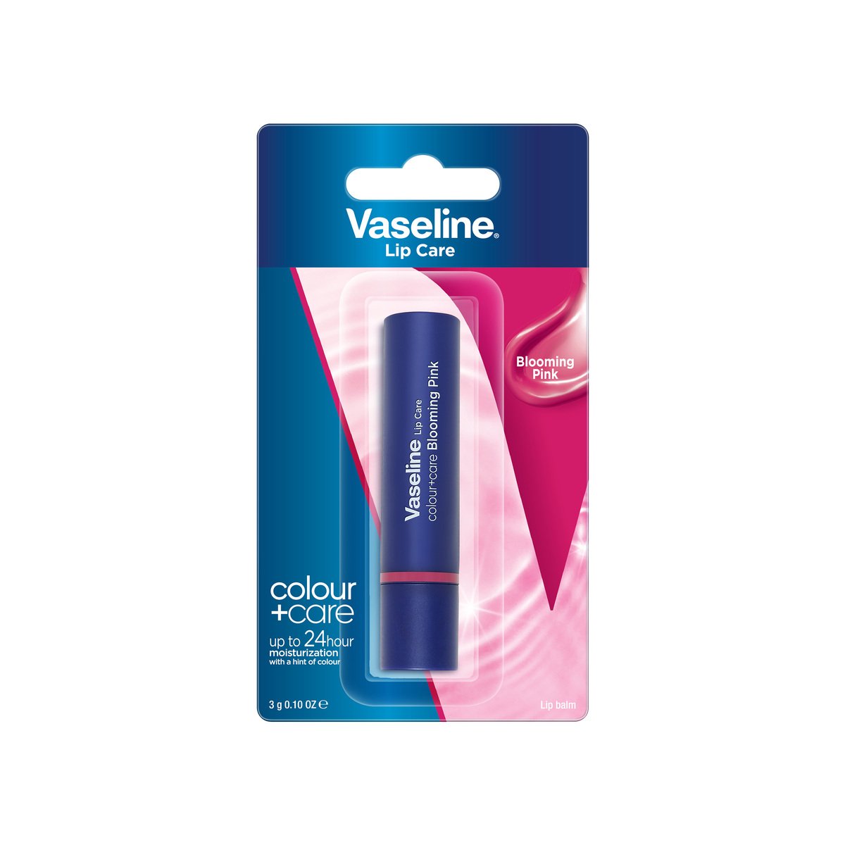 Vaseline Colour + Care Blooming Pink Lip Balm 3 g
