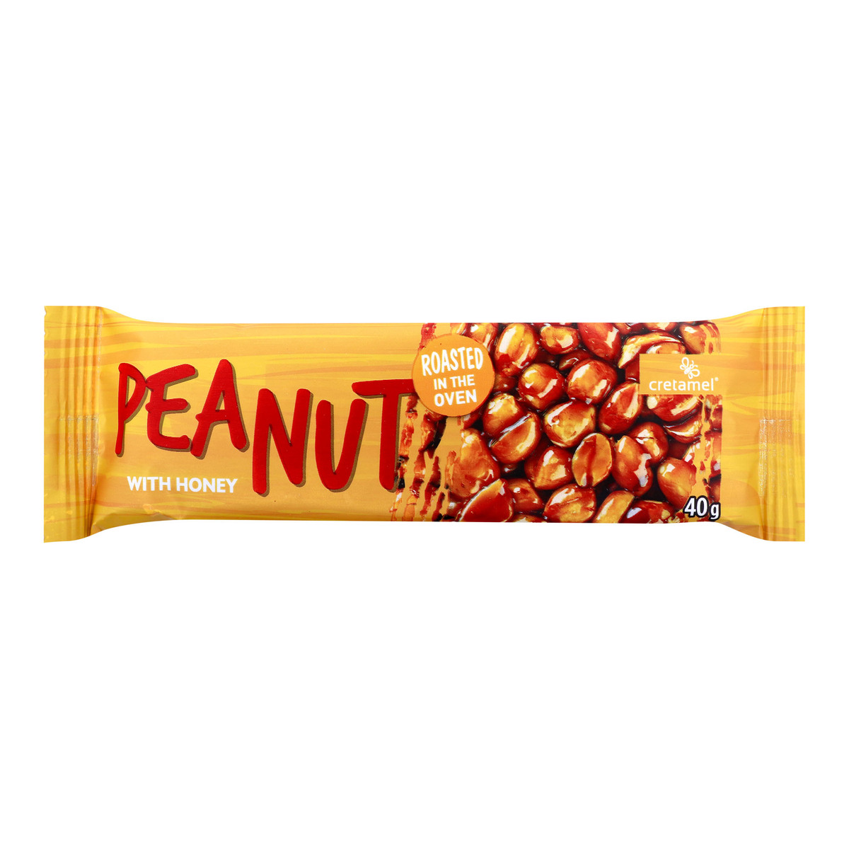 Buy Cretamel Nut Bar Peanut 40 g Online at Best Price | Cereal Bars | Lulu Kuwait in Kuwait