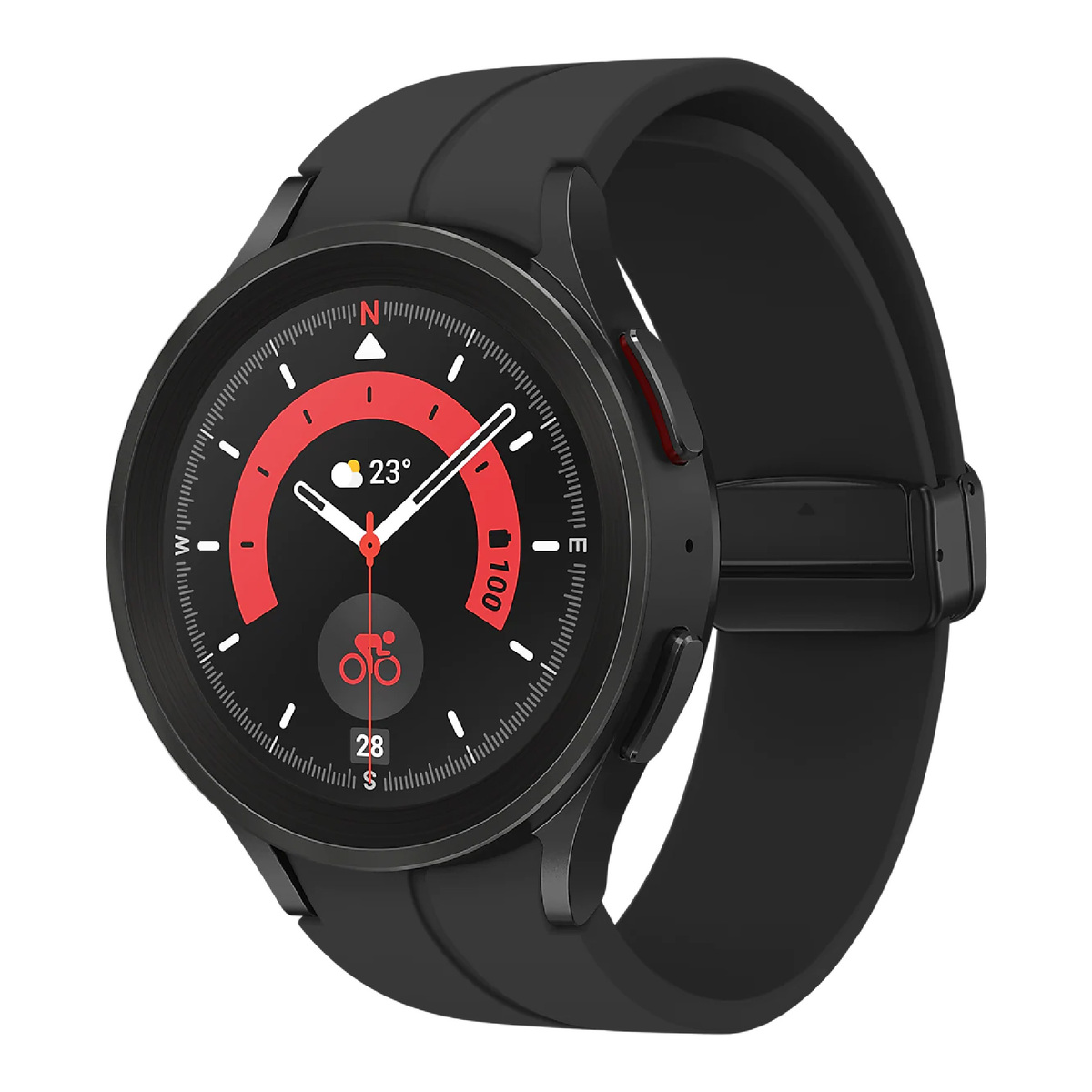 Samsung Galaxy Watch 5 Pro LTE, 45 mm, Black Titanium, SMR925FZKAXSG