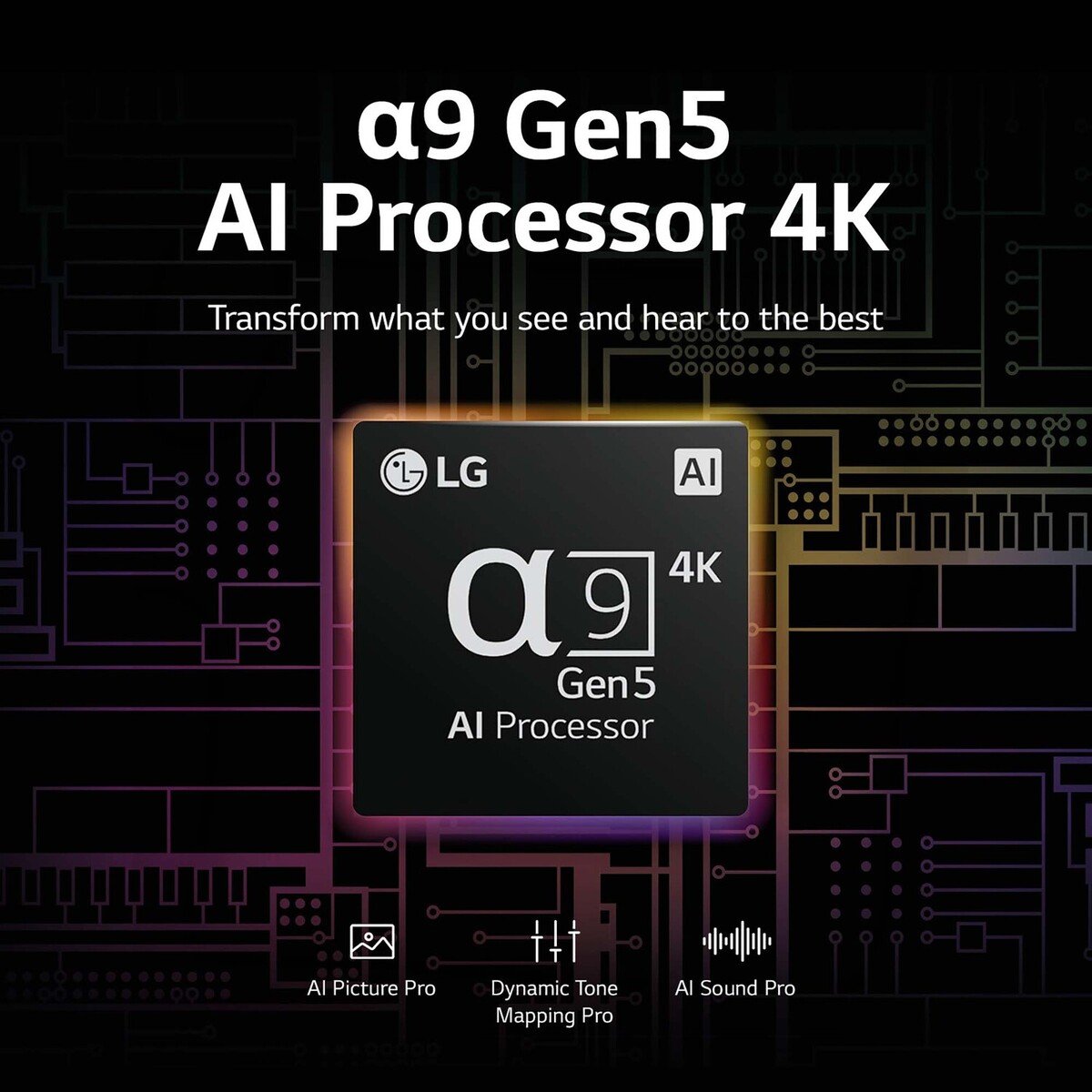 ال جي تلفزيون اوليد ايفو 65 بوصة سلسلة سي 2 ، تصميم شاشة سينما 4K ، HDR ، بنظام webOS 22 مع تقنية ThinQ AI Pixel Dimming (OLED65C26LA)