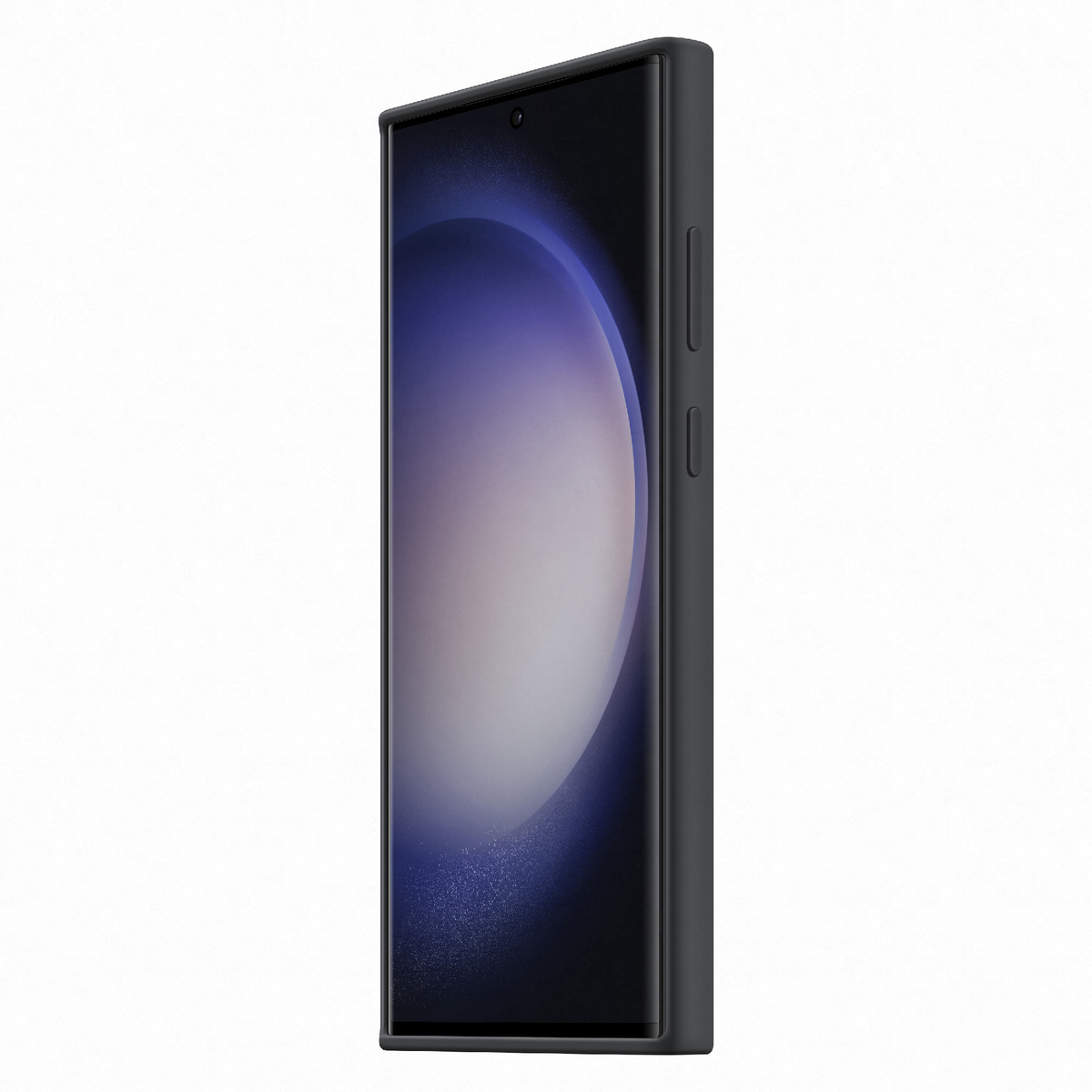 Samsung S23 Ultra Silicone Grip Case, Black, EF-GS918TBEGWW