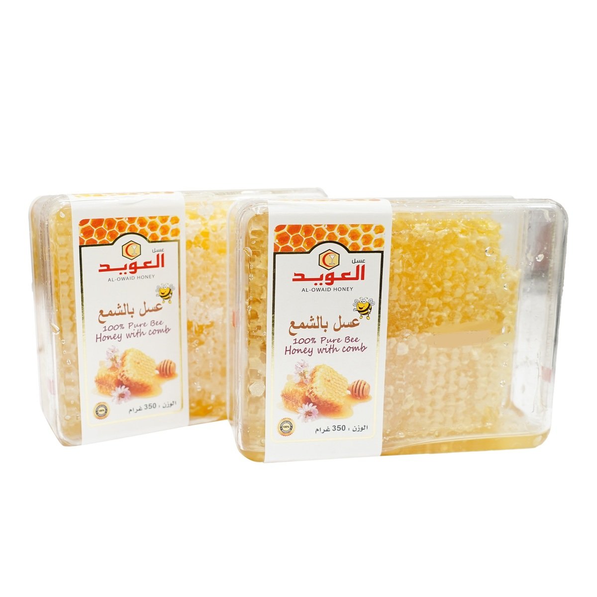 Al Owaid Honey Comb Value Pack 2 x 350 g