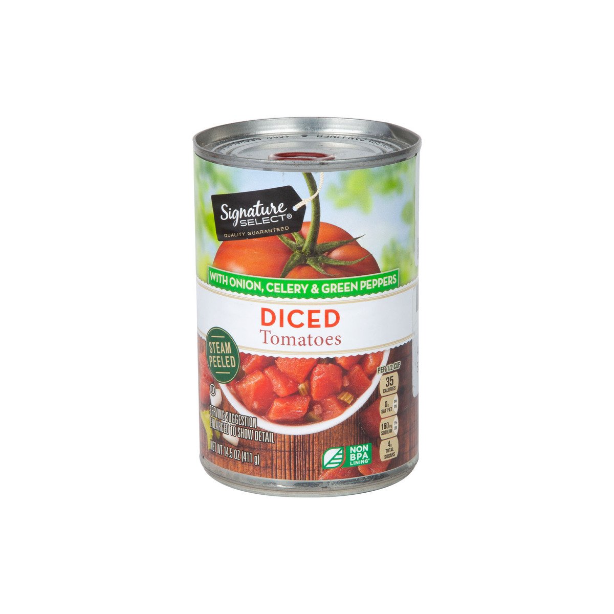 Signature Select Diced Tomatoes With Onion, Celery & Green Peppers 411 g