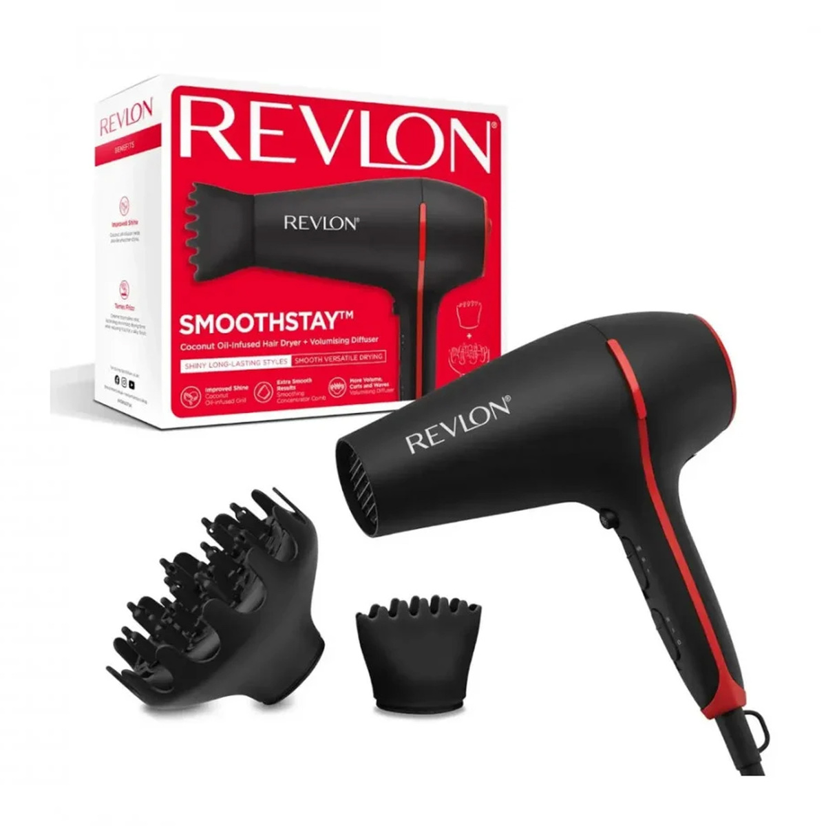 Revlon RVDR5317ARB Coconut Oil-Infused Hair Dryer 2000W