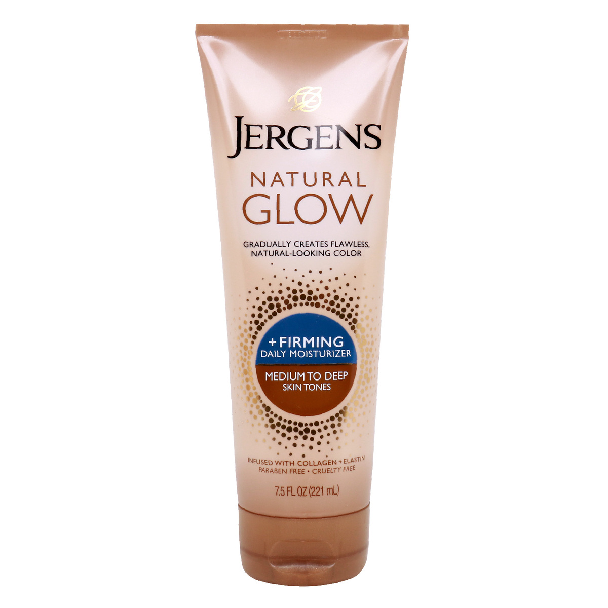 Jergens Natural Glow Medium To Deep Skin Tones Firming Daily Moisturizer 221 ml
