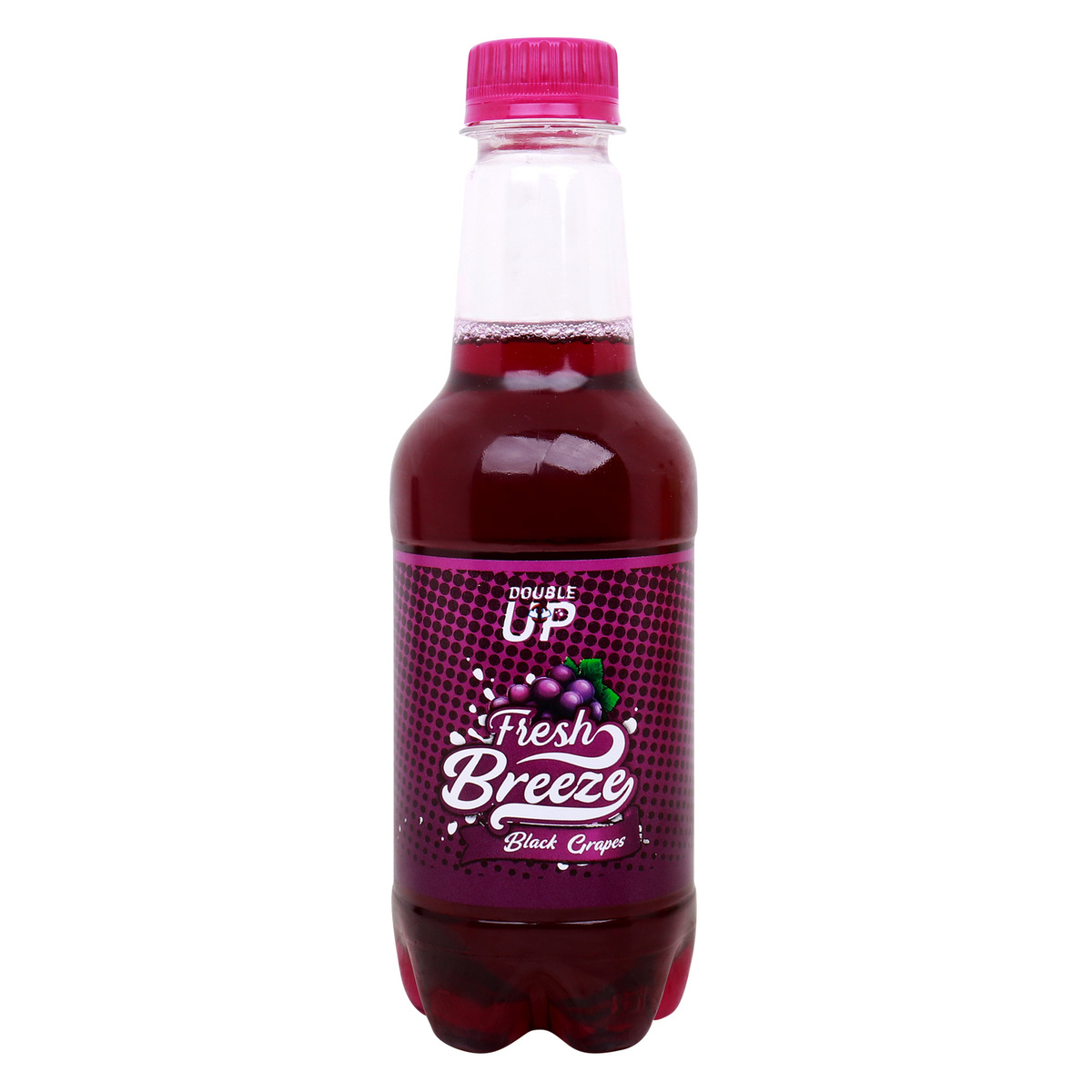 Double Up Fresh Breeze with Black Grapes Flavored Carbonated Drink 350 ml