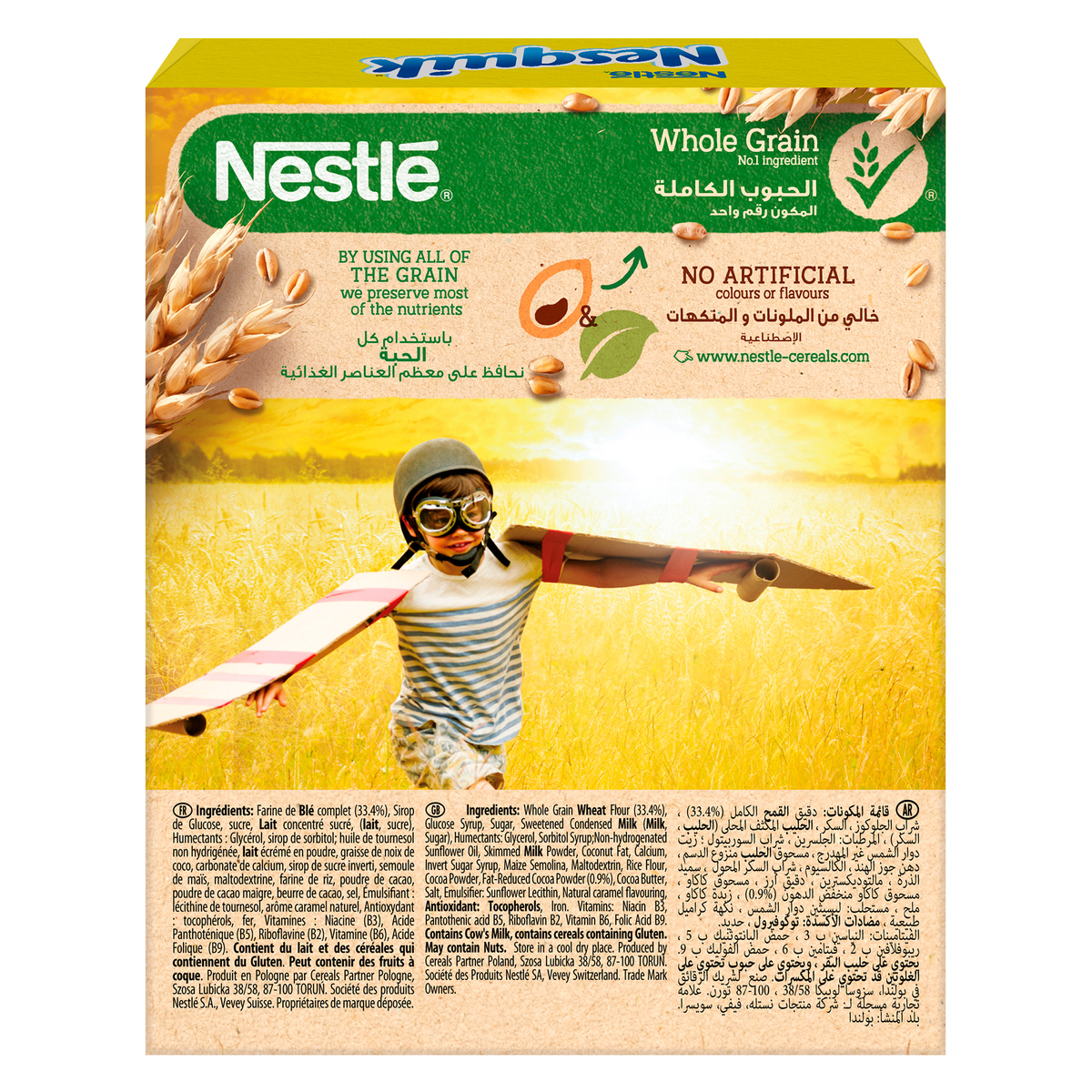 Nestle Nesquik Chocolate Cereal Bar 6 x 25 g