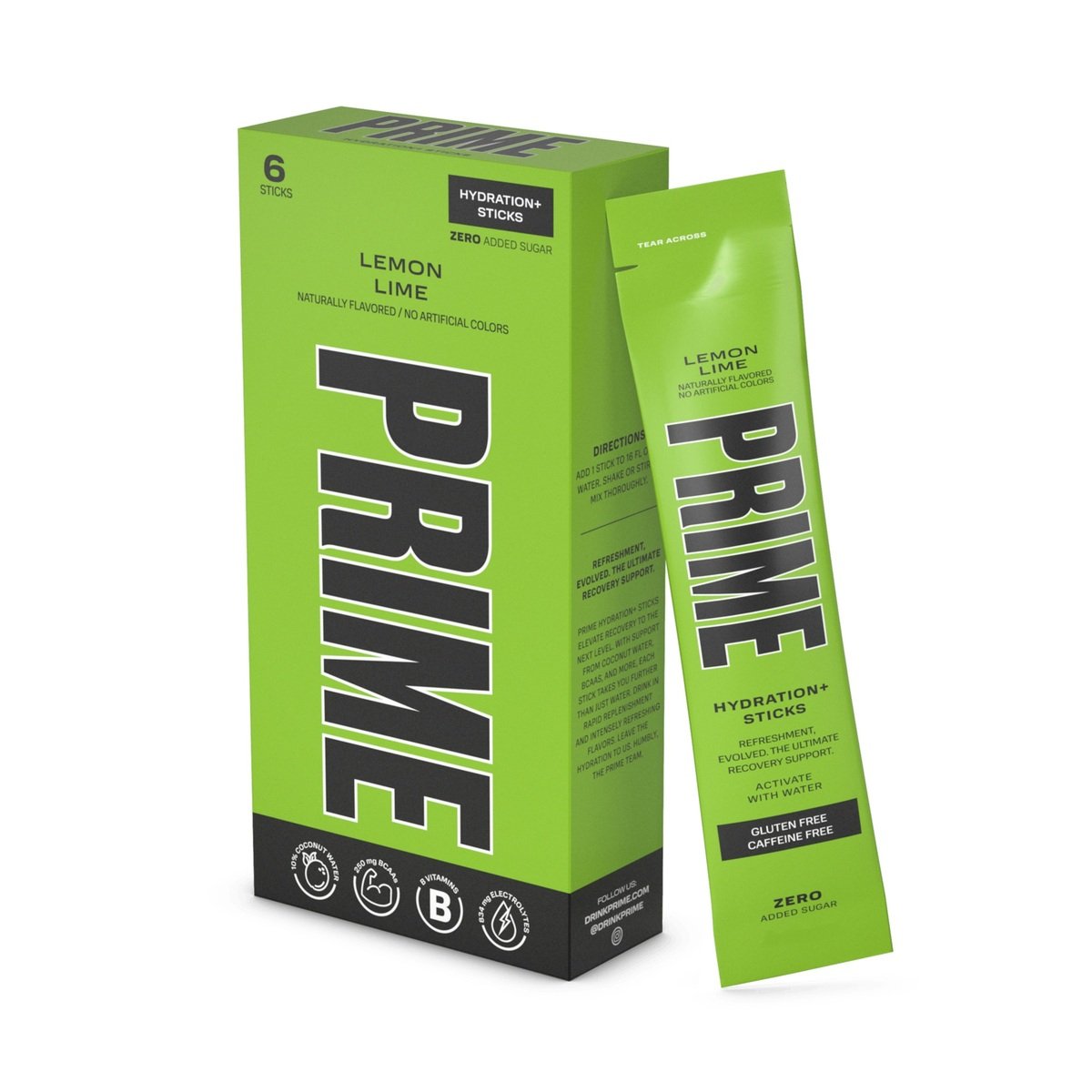 Prime Lemon Lime Hydration Sticks 6 x 9.7 g