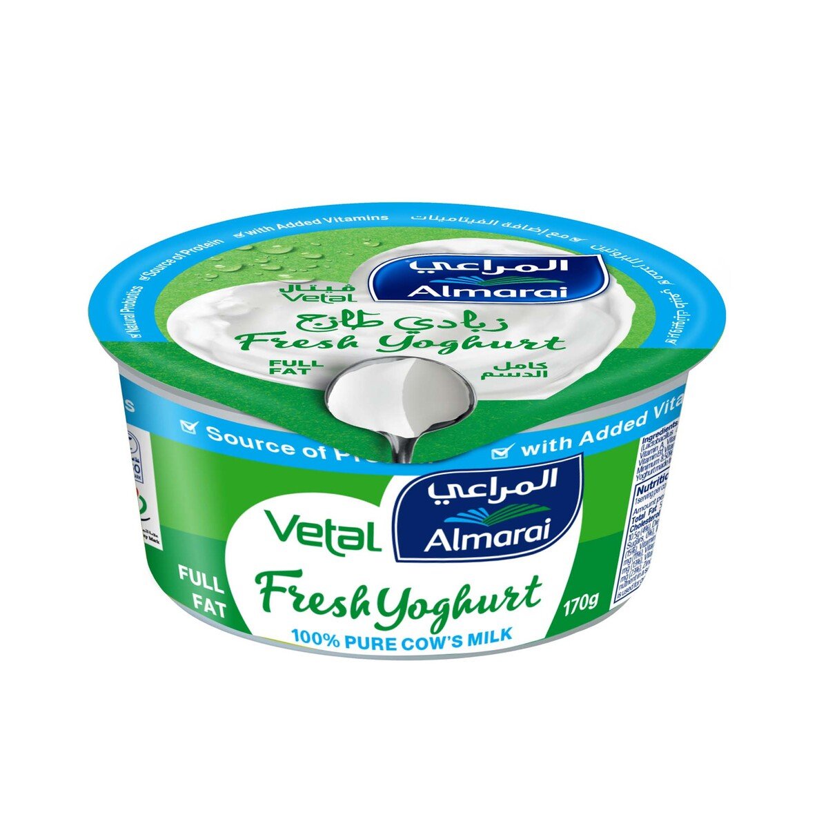 Almarai Vetal Full Fat Fresh Yoghurt 170 g
