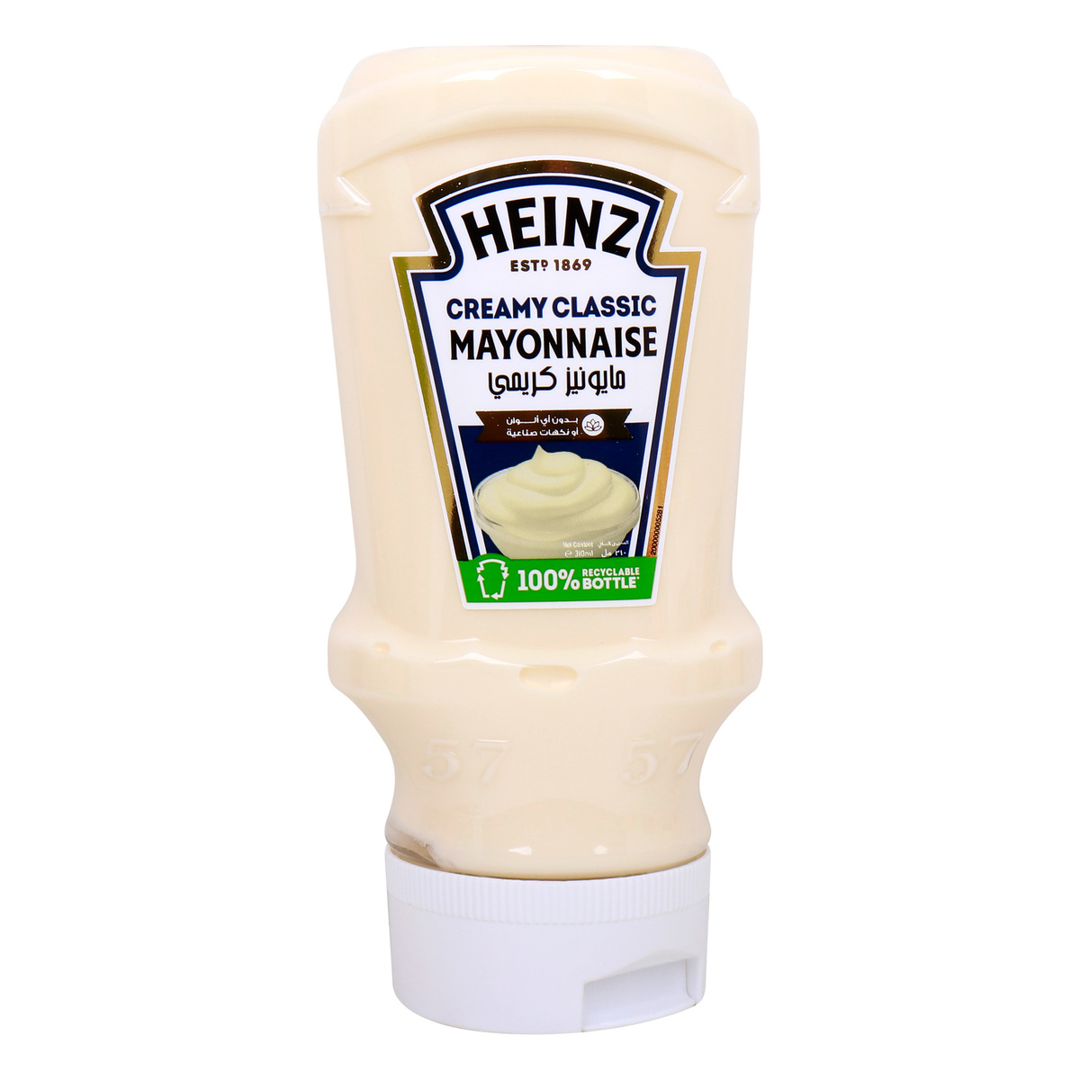 اشتري قم بشراء Heinz Creamy Classic Mayonnaise Top Down Squeezy Bottle 310 ml Online at Best Price من الموقع - من لولو هايبر ماركت Mayonnaise في الامارات
