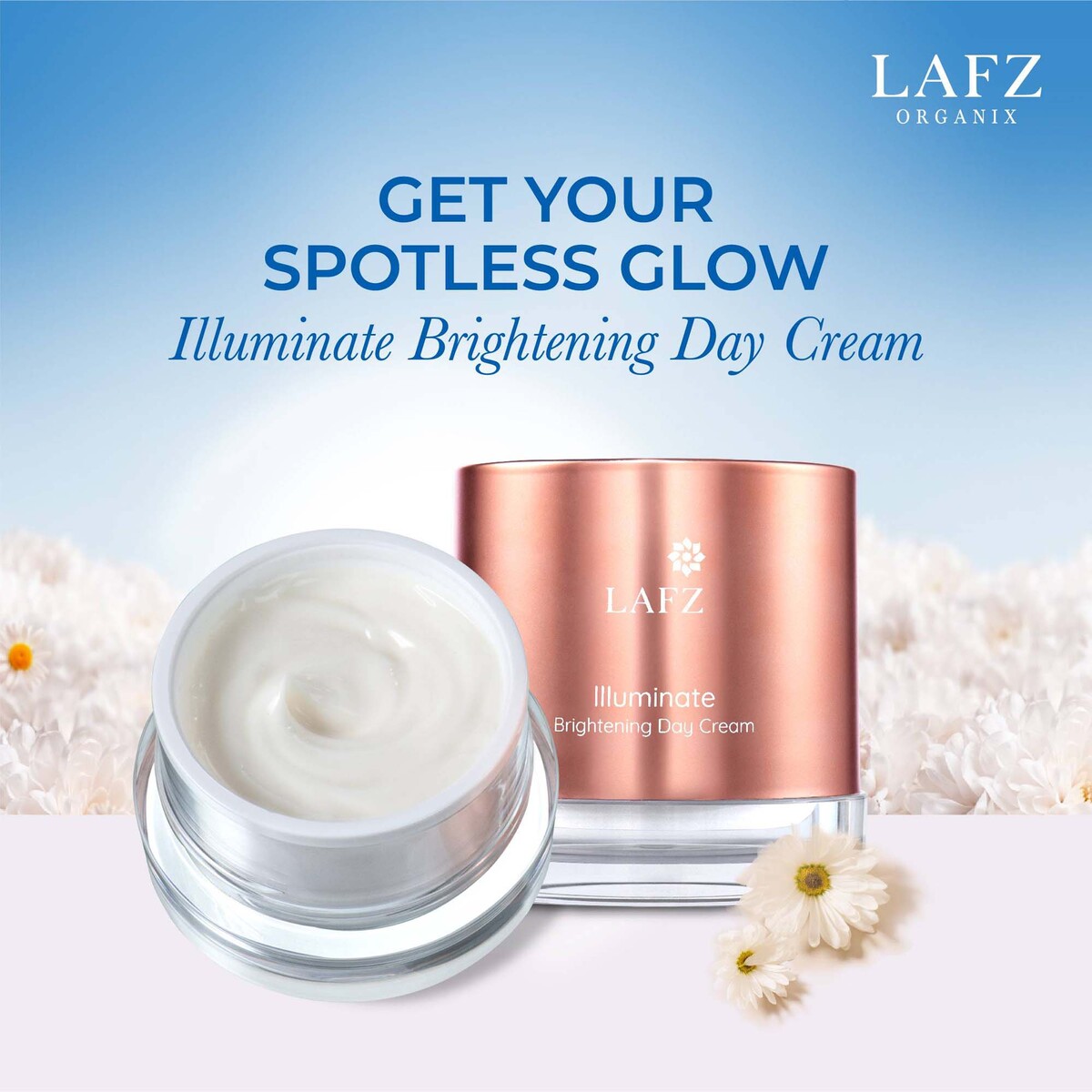 Lafz Organix Illuminate Brightening Day Cream, 50 g