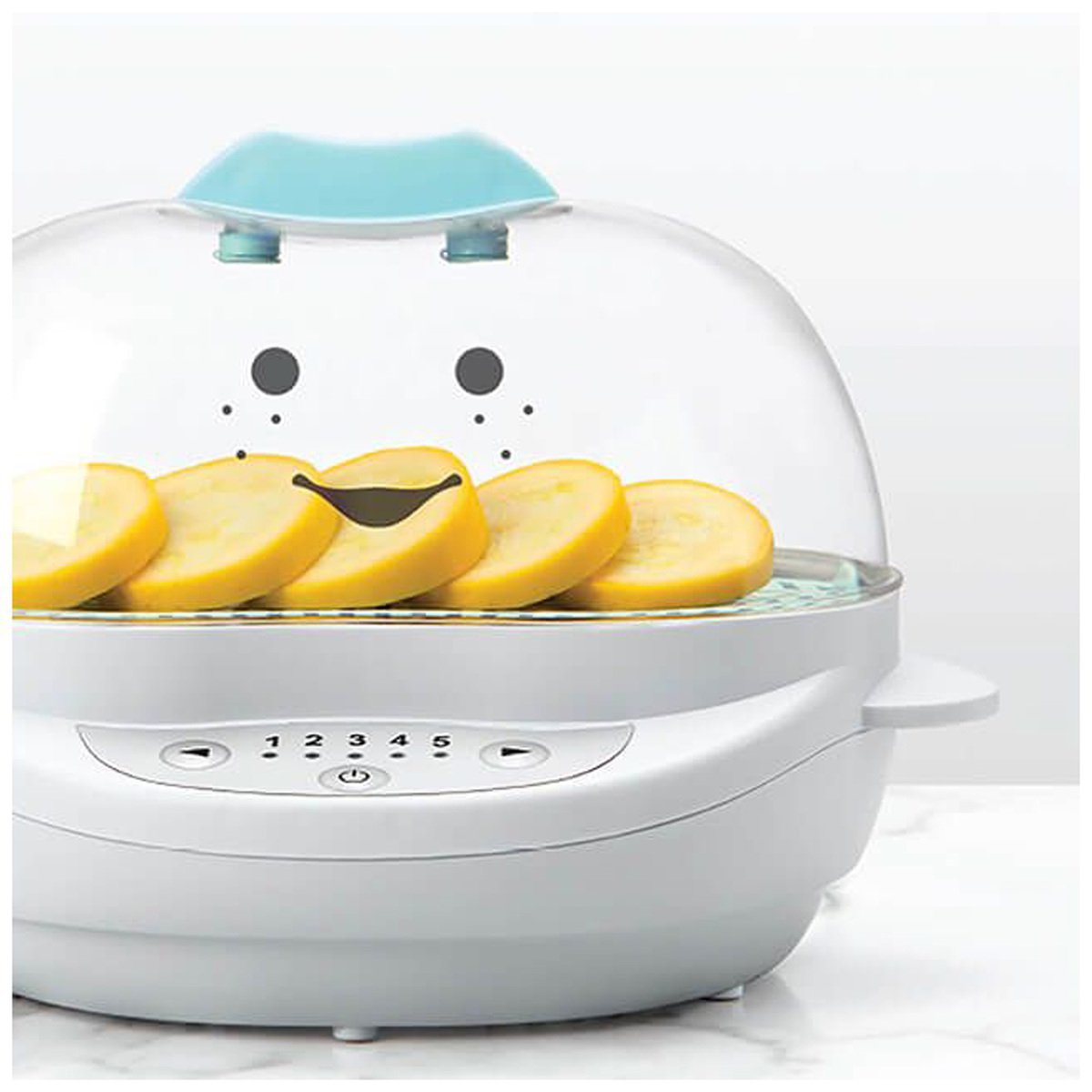 نيوتري بوليت جهاز طبخ بالبخار للأطفال، أبيض/أزرق، BSR-0812