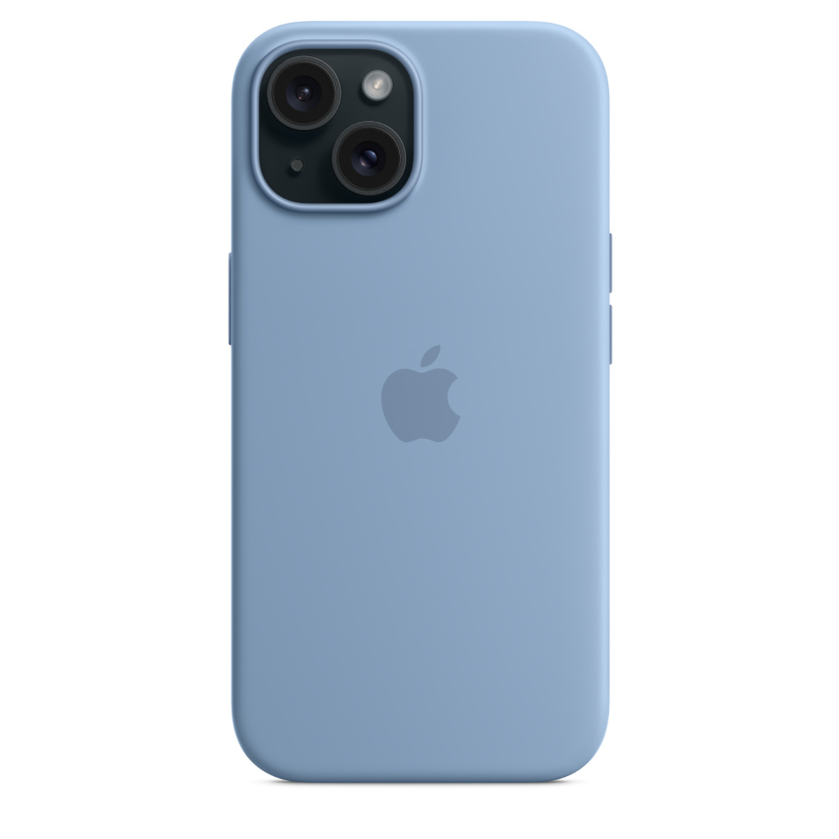 Apple iPhone 15 Silicone Case with MagSafe, Winter Blue, MT0Y3ZM/A