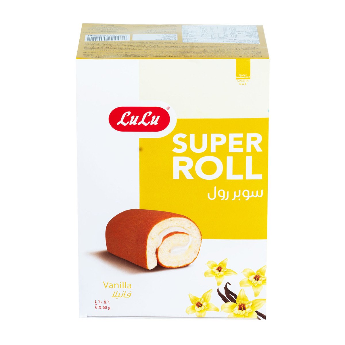 LuLu Super Roll Vanilla 6 x 60 g