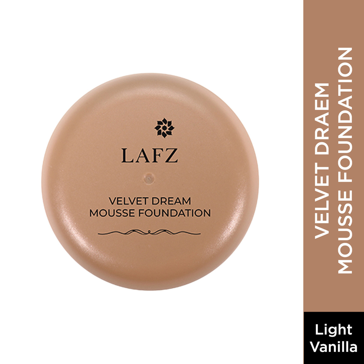 Lafz Velvet Dream Mousse Foundation, 20 g, Light Vanilla