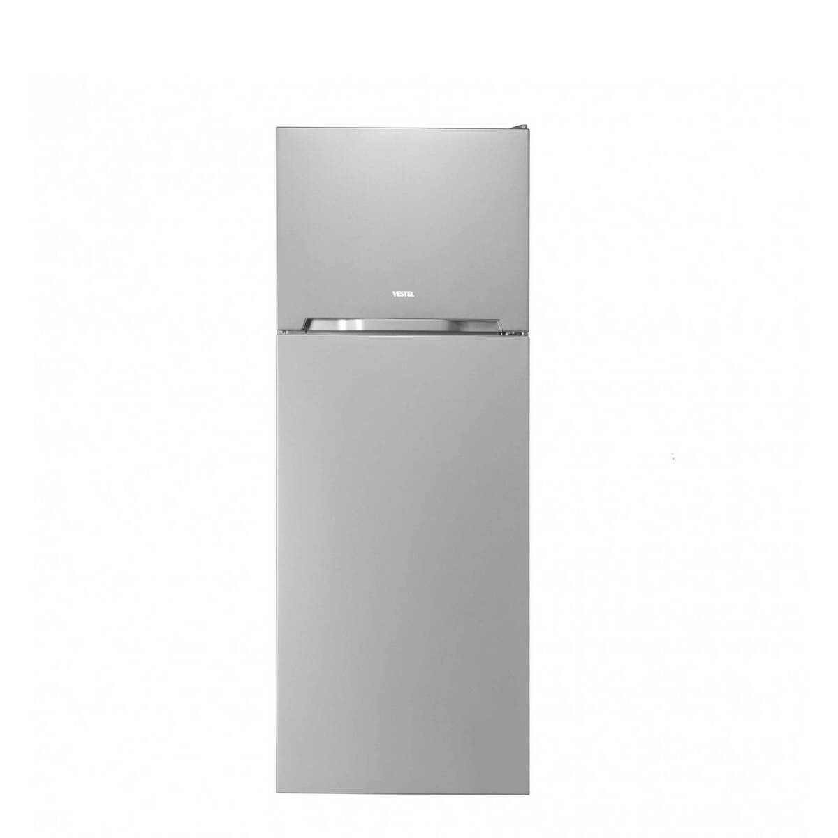 Vestel Double Door Refrigerator, 250 L, Dark Silver, RM400TF3M-BG
