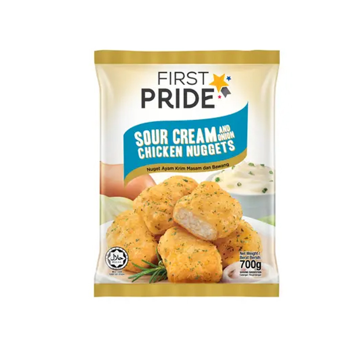 First Pride Sour Cream & Onion Chicken Nuggets 700g