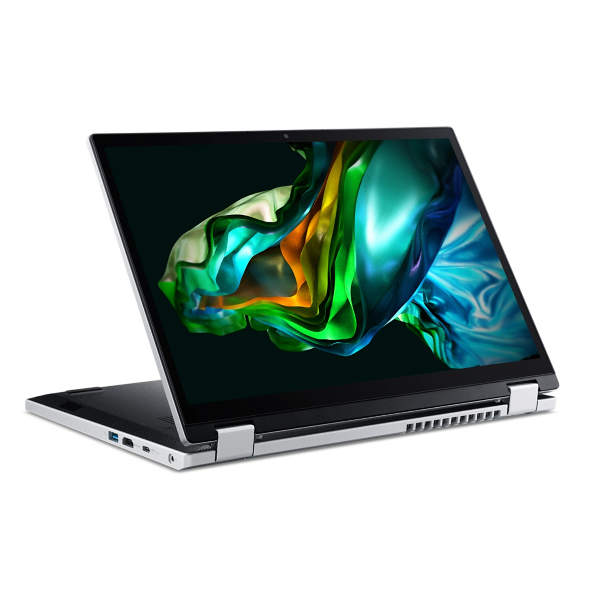 Acer Aspire 3 Spin 14, Convertible Laptop, 14'', WUXGA IPS Touchscreen Display, Intel Core i3-N305, Intel UHD Graphics, Windows 11 Home, 8 GB RAM, 256 GB Storage, Silver, NX.KN1EM.004