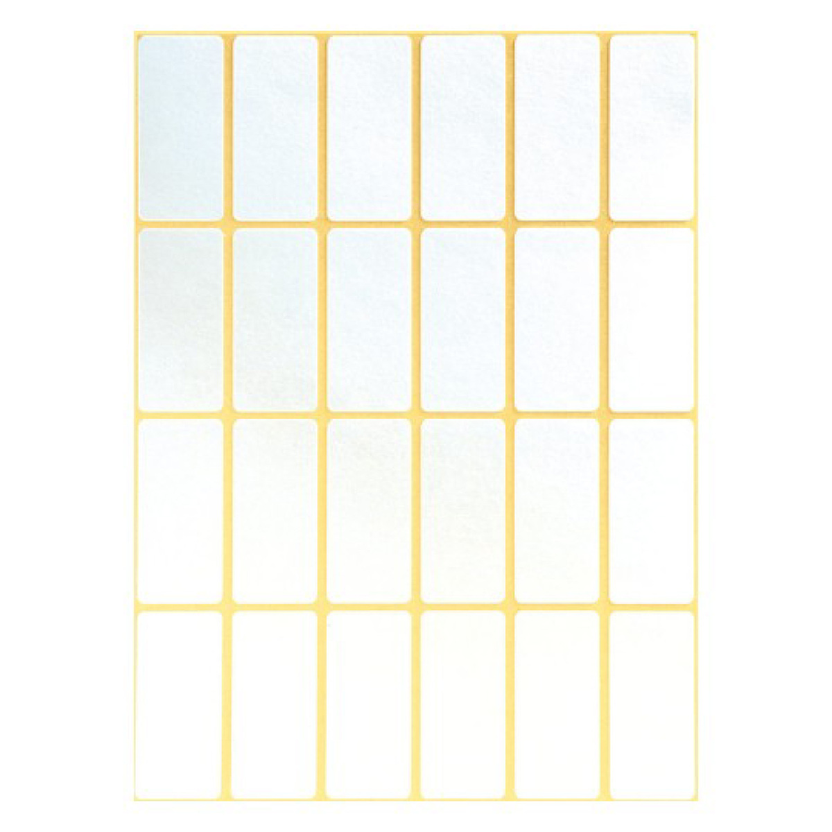 أفيري ملصقات دائمة متعددة الوظائف 38 × 18 ملم ، 648 ملصق / 27 صفحة ، أبيض ، 3324