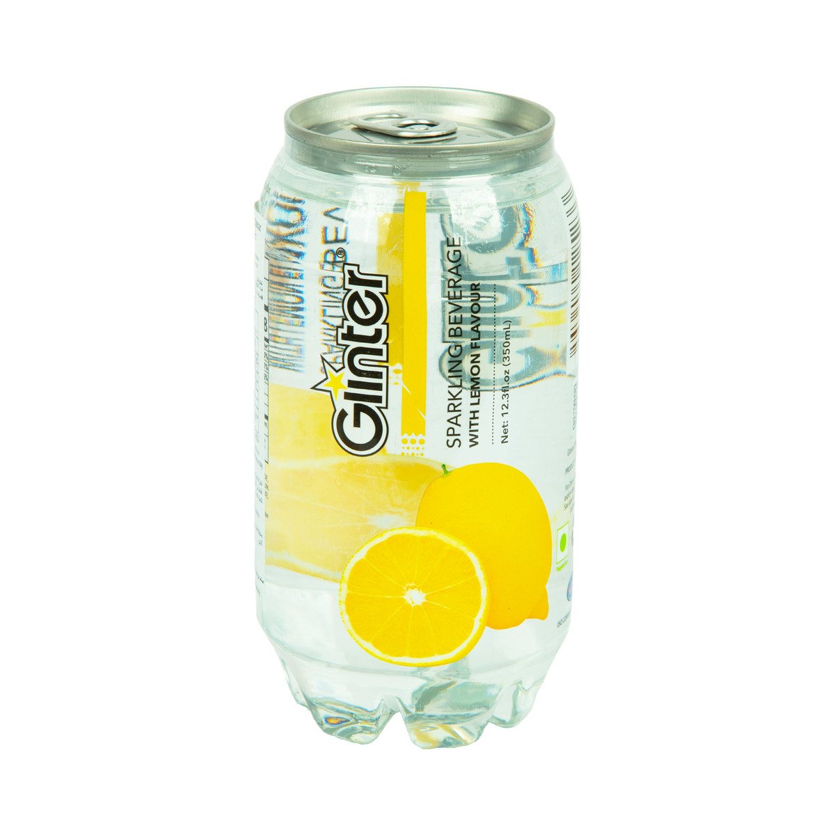 Glinter Sparkling Beverage with Lemon Flavour, 350 ml