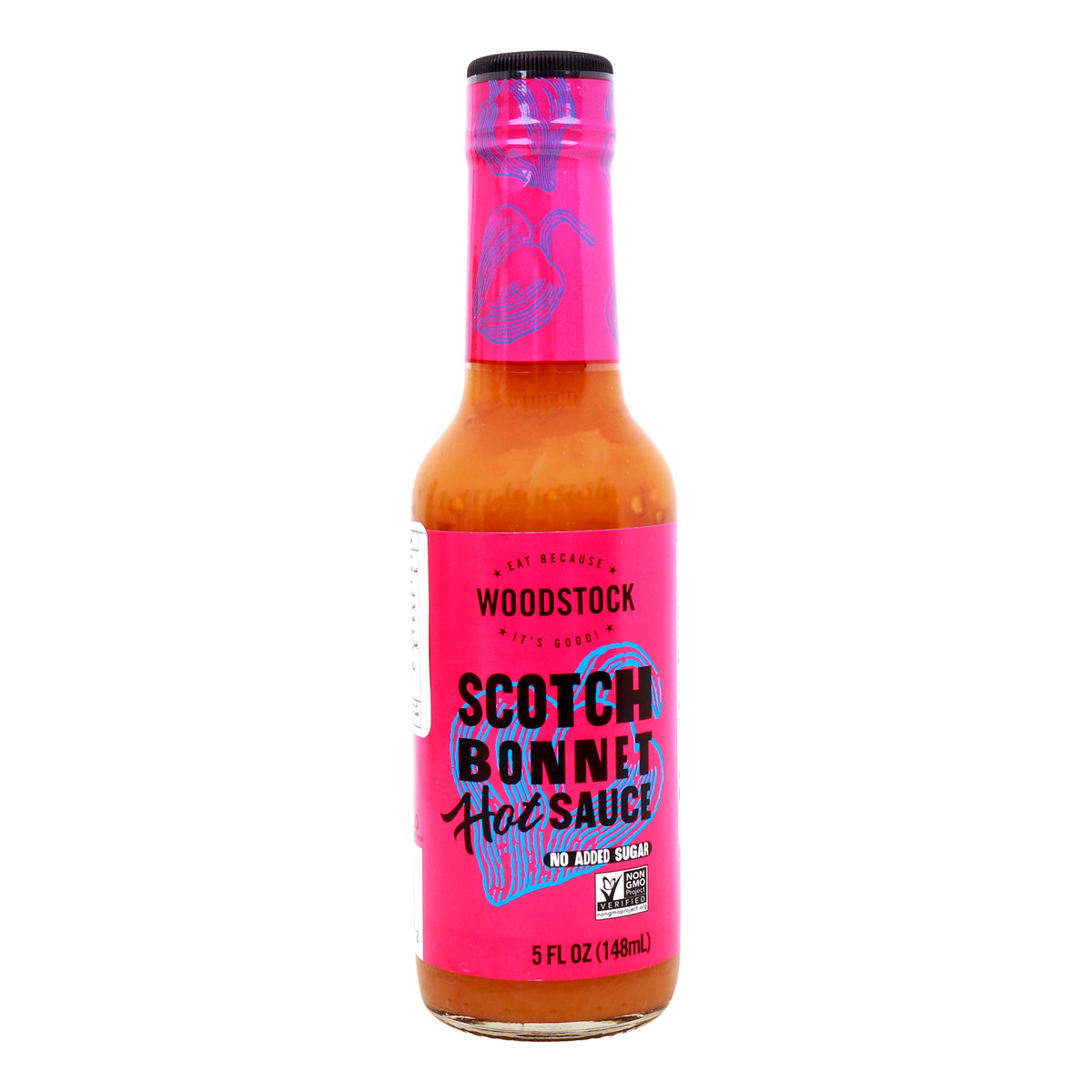 Woodstock Scotch Bonnet Hot Sauce, 5 OZ (148 ml)