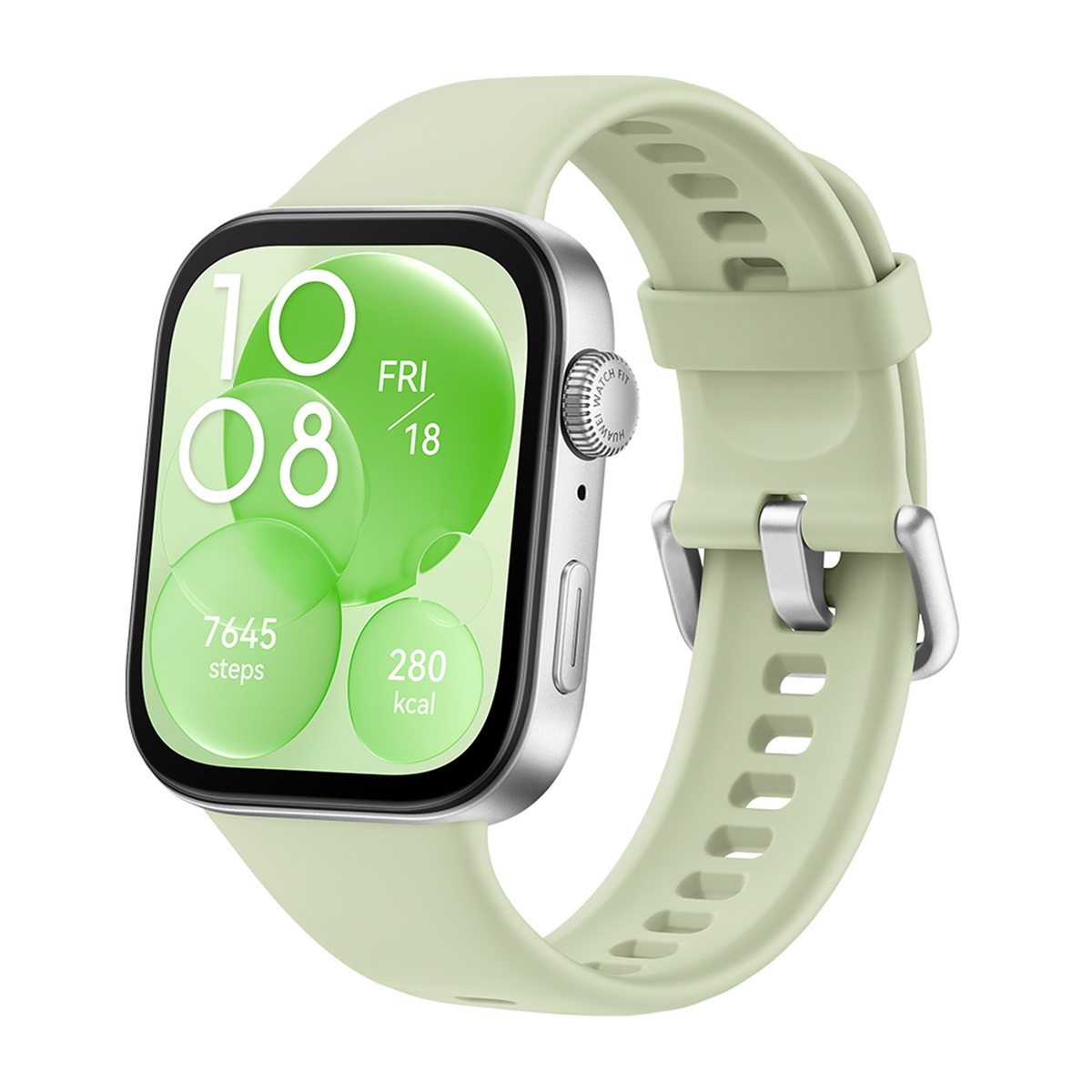 Huawei Watch FIT 3 SOLO with Fluoroelastomer Strap, Green