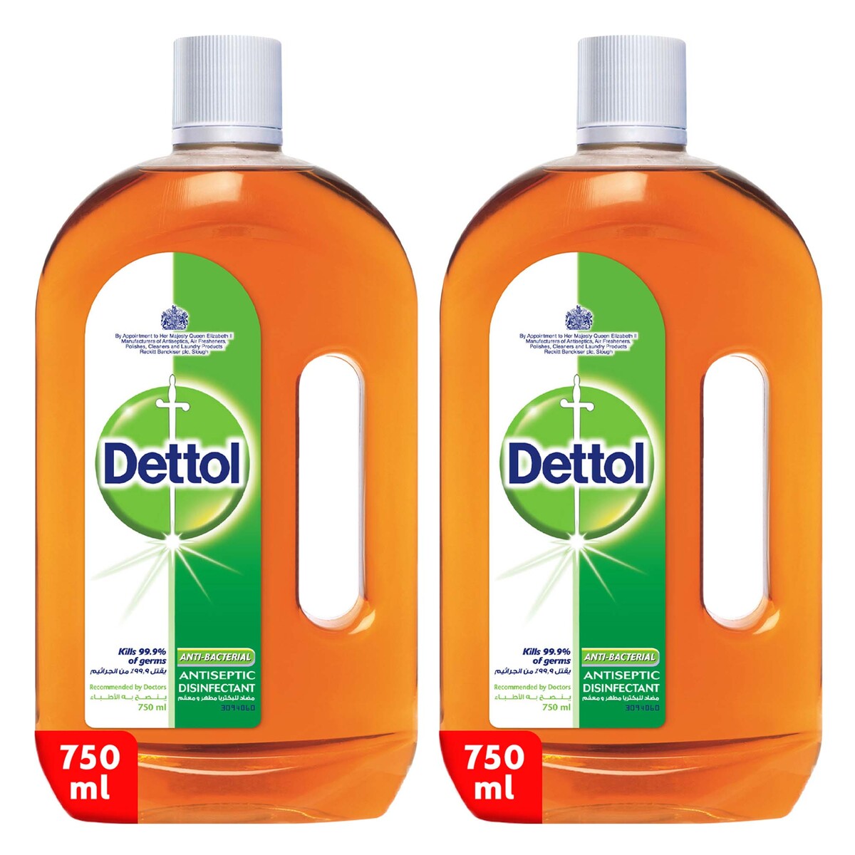 Buy Dettol Liquid Anti-Bacterial Anti-Septic Disinfectant Value Pack 2 x 750 ml Online at Best Price | Disinfectants | Lulu KSA in Saudi Arabia